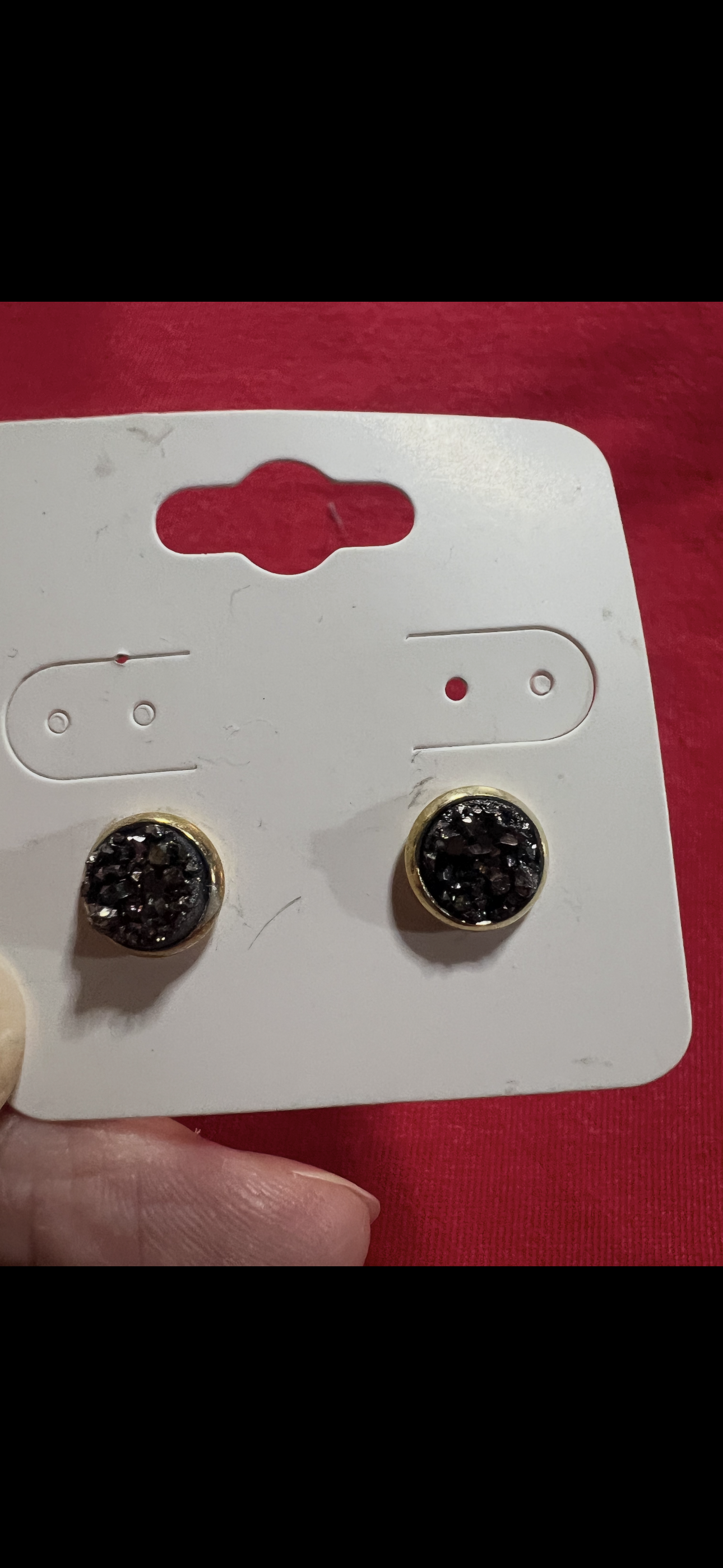 In stock earrings 8mm