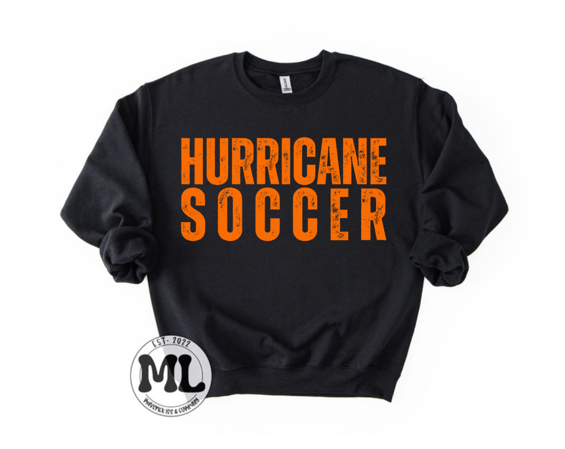Wilmington Hurricane Women’s soccer - orange distressed