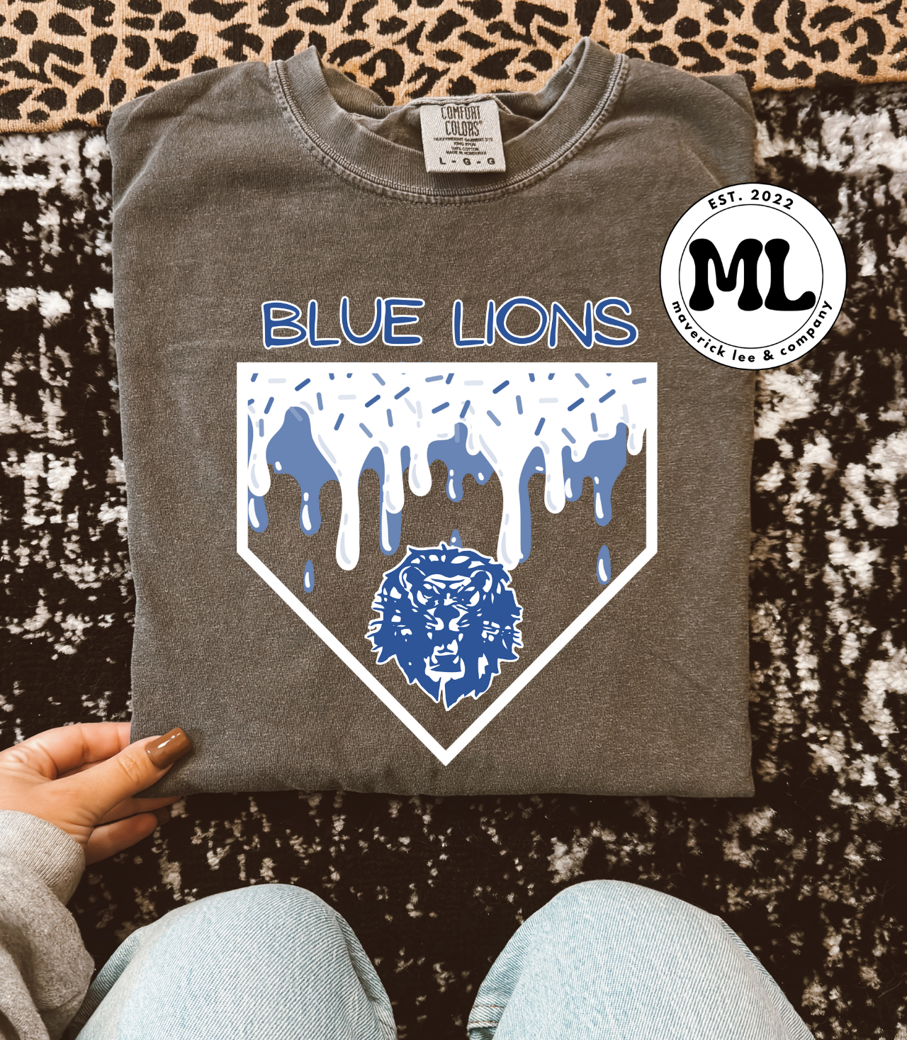 Blue lions drip