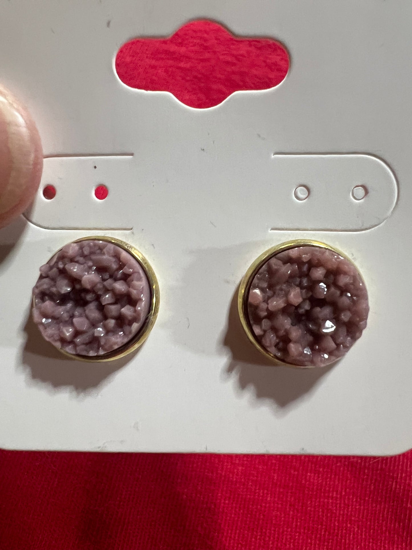 In stock earrings 12mm