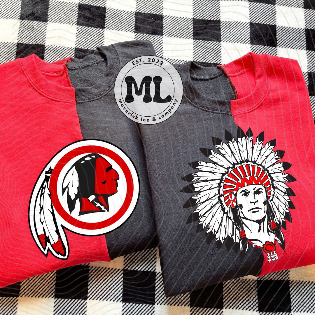 Split and opposite sleeve tees & sweatshirts