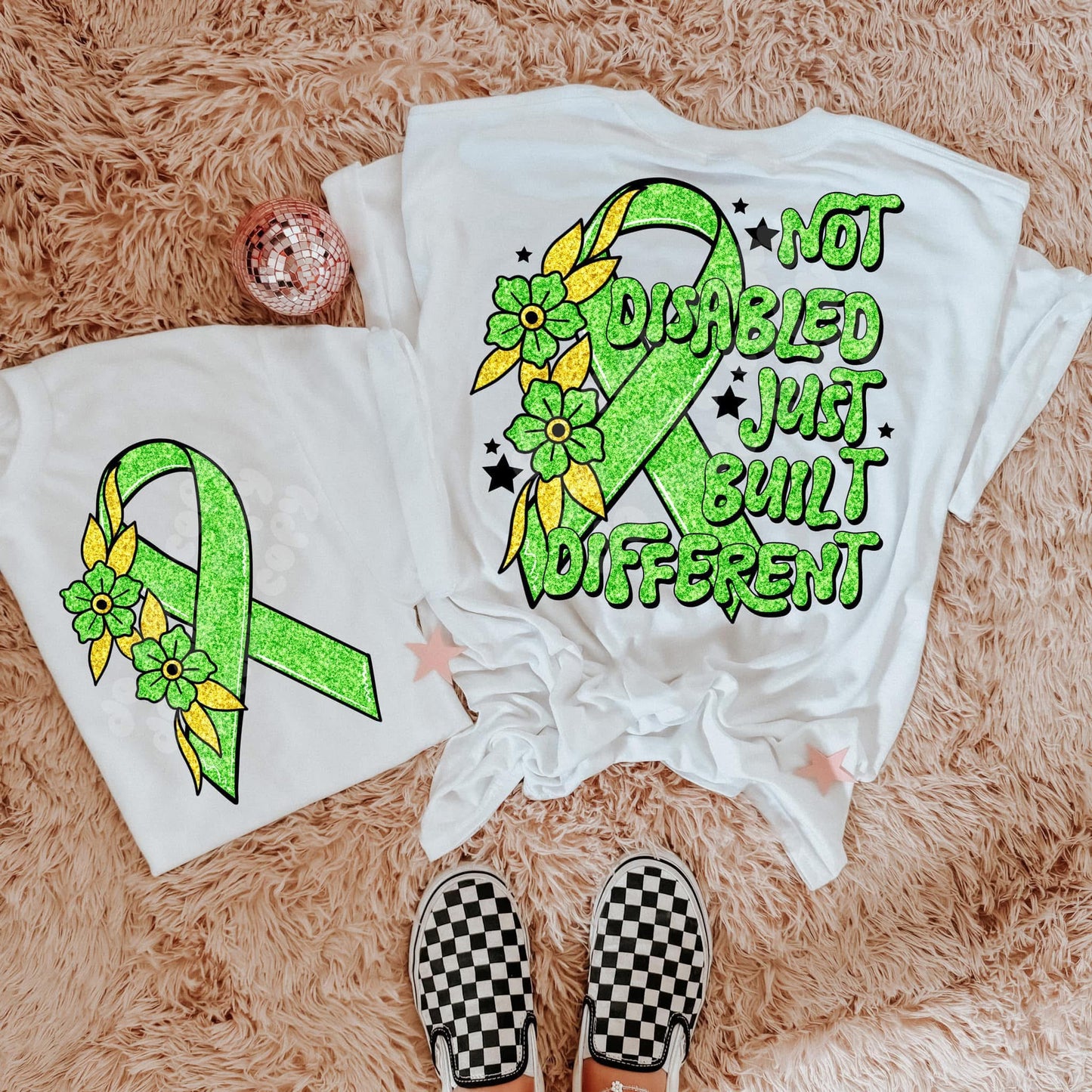 Not disabled – front + back