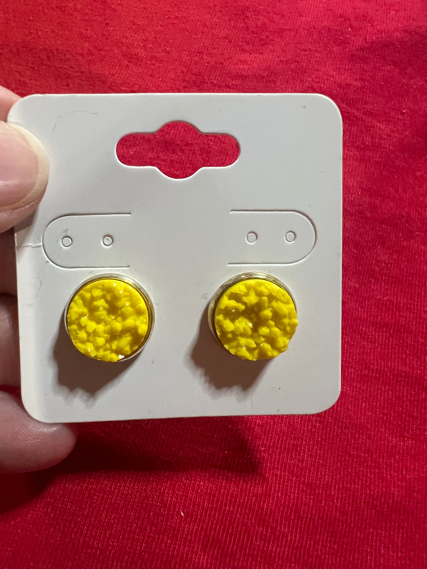 In stock earrings 12mm