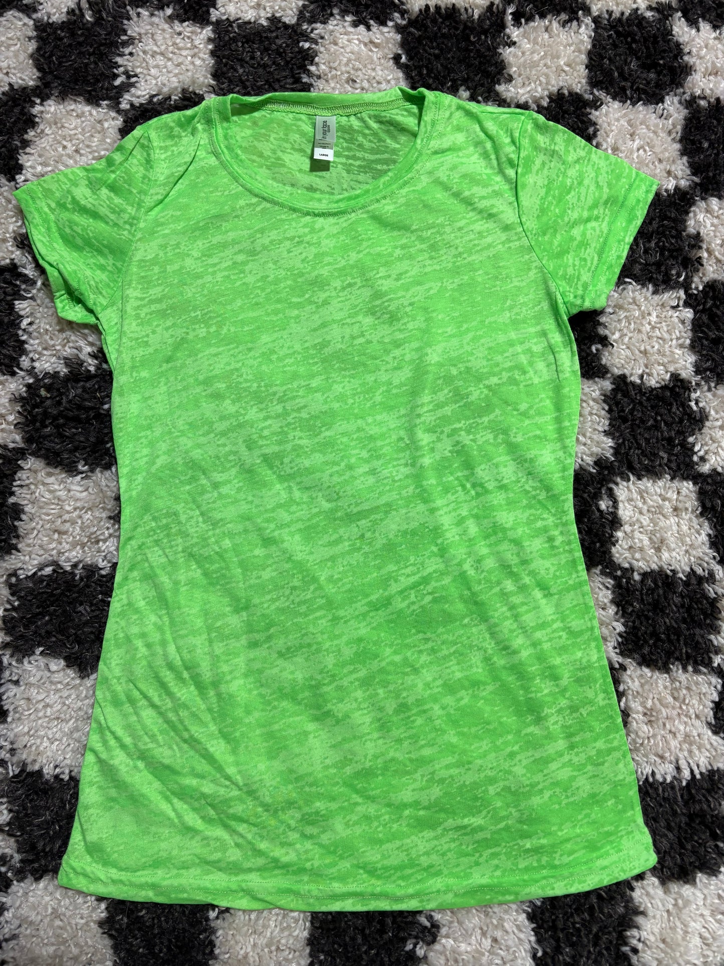 In stock - junior’s burnout tee