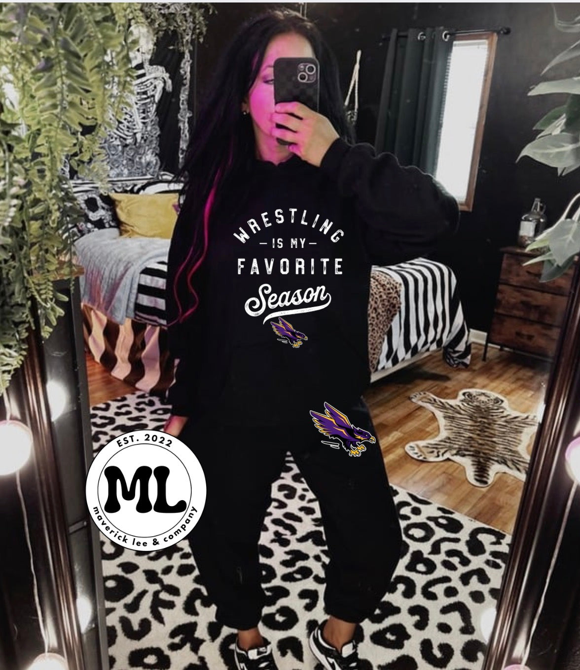 jogger set - bellbrook wrestling fav season