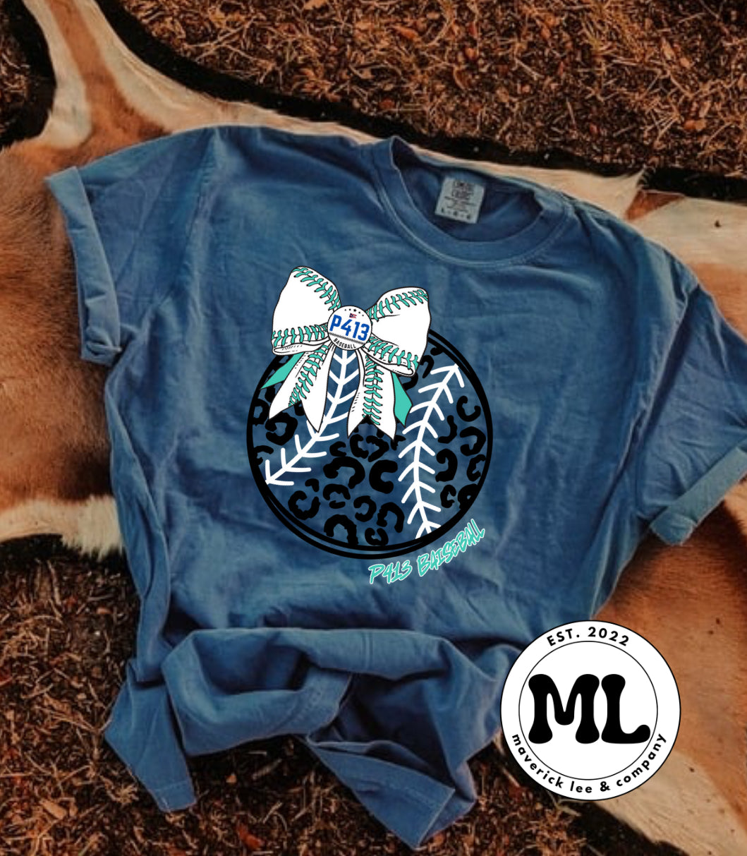 P413 - cheetah baseball bow