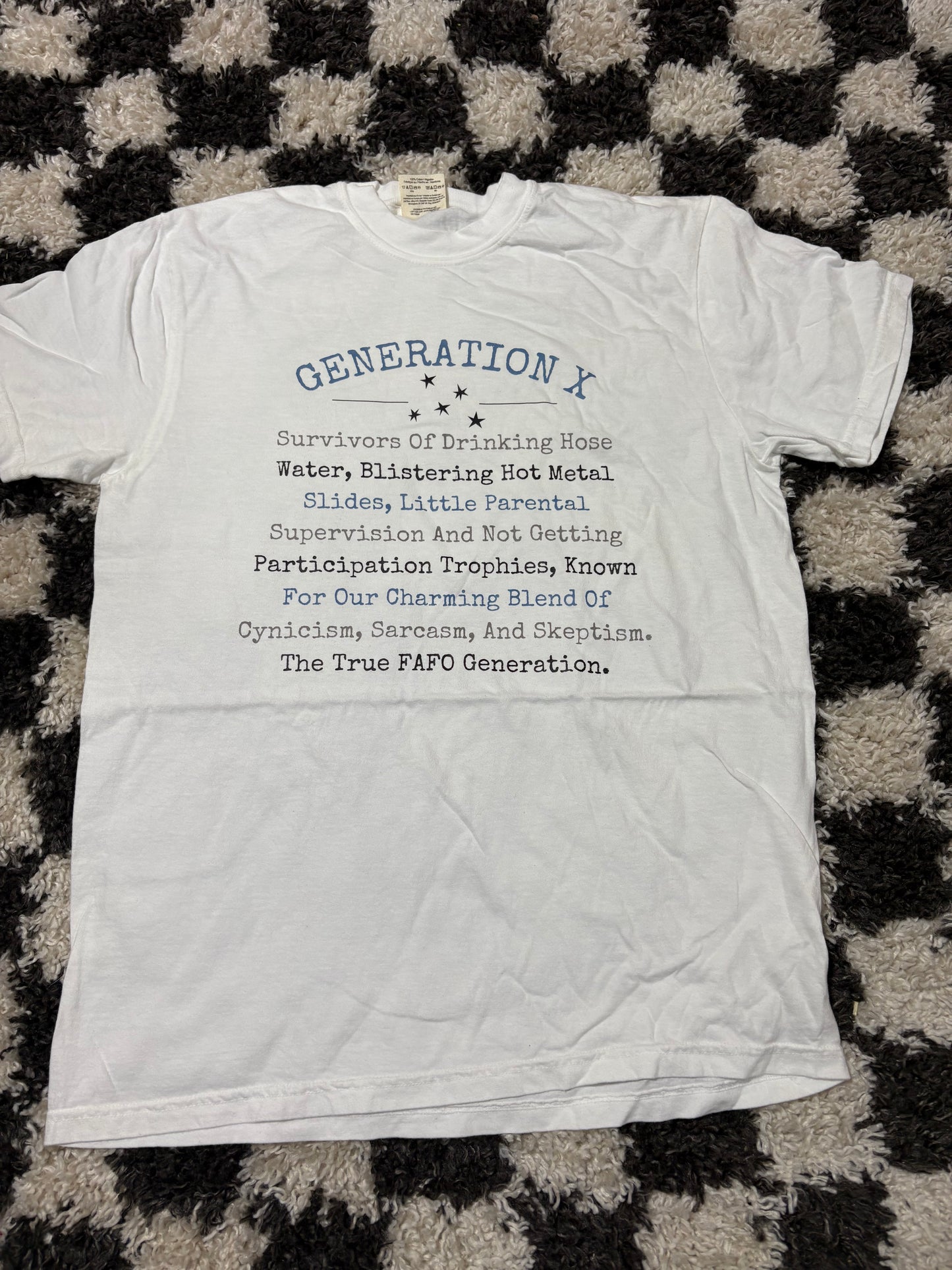 Medium tee in stock