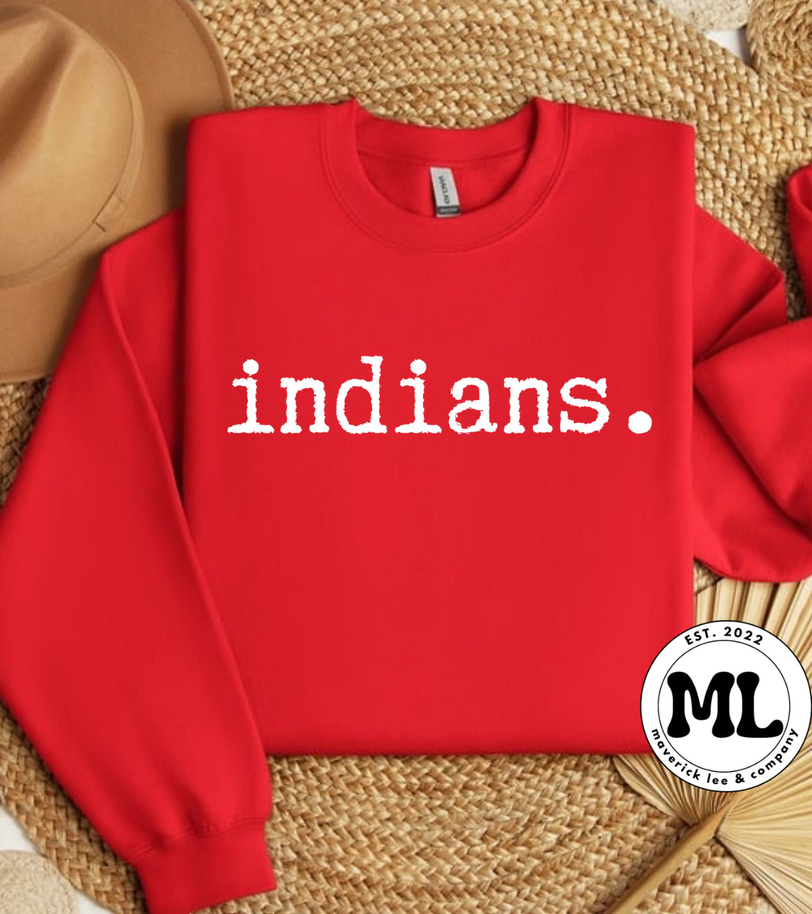 Stebbins Indians - typewriter