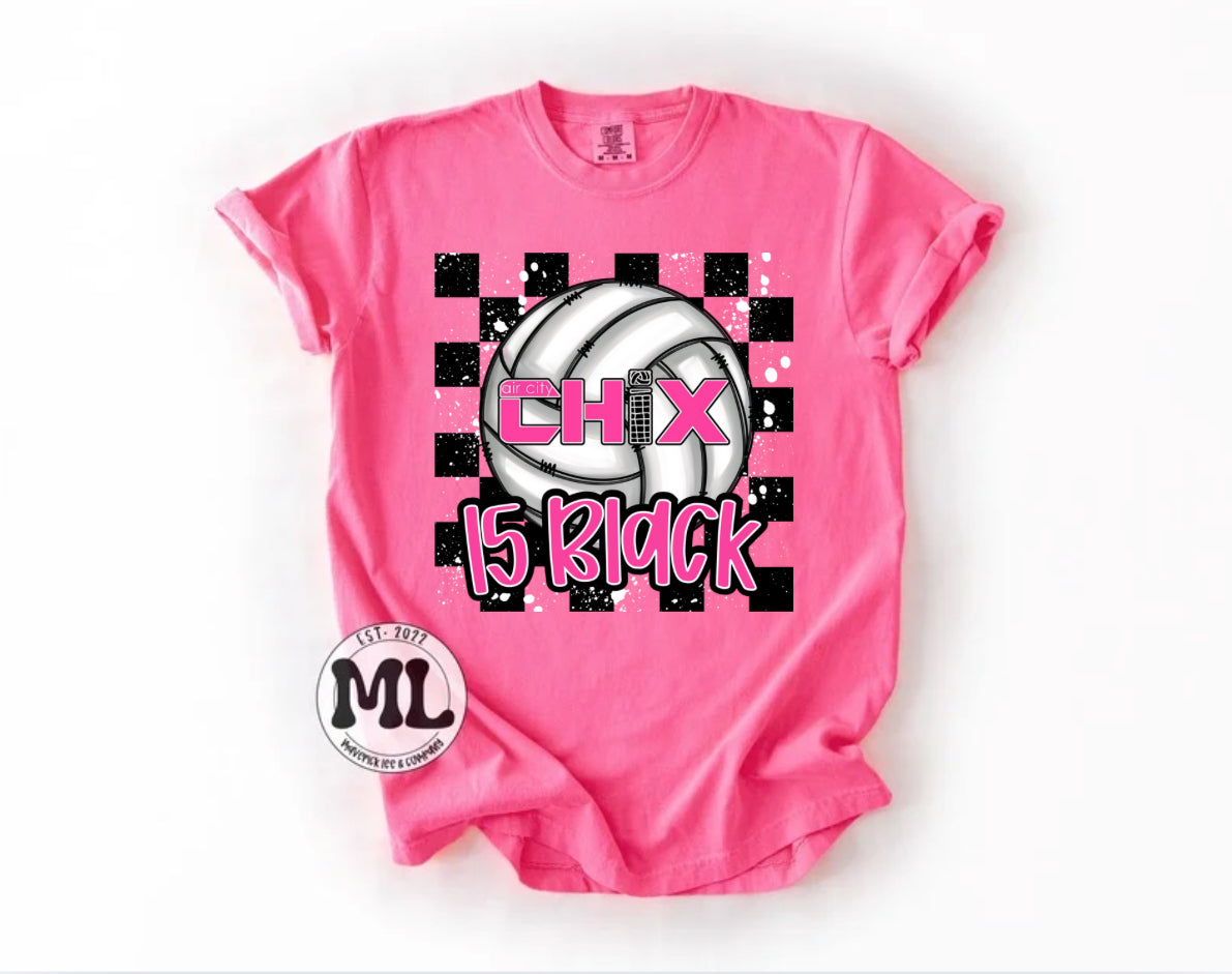 Air city chix checkered splash