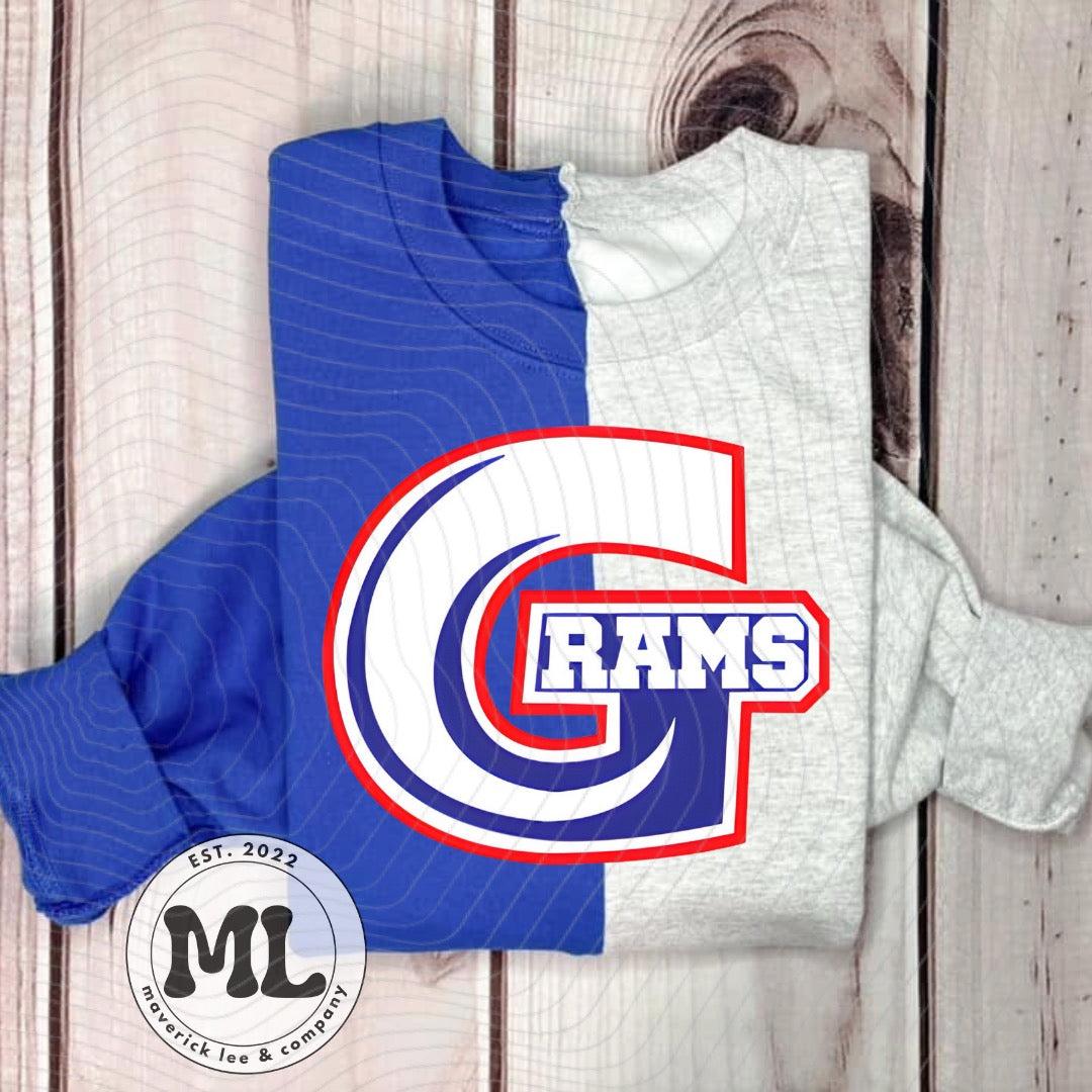 Split and opposite sleeve tees & sweatshirts
