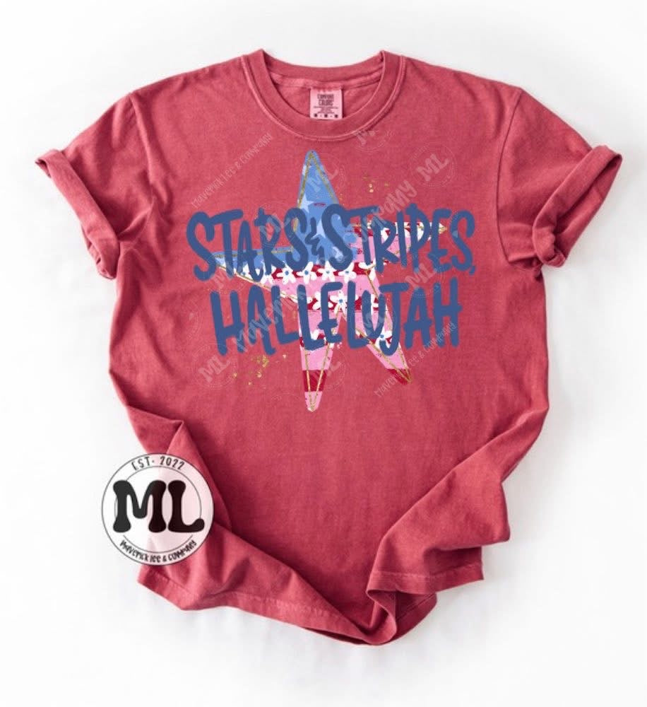 Stars and stripes hallelujah – blue