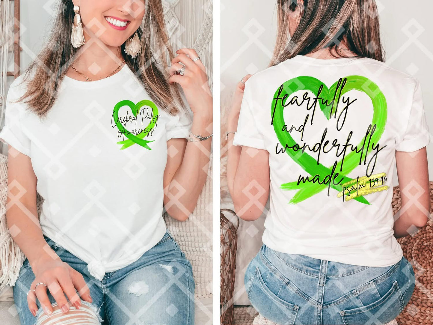 Cerebral palsy awareness – front + back