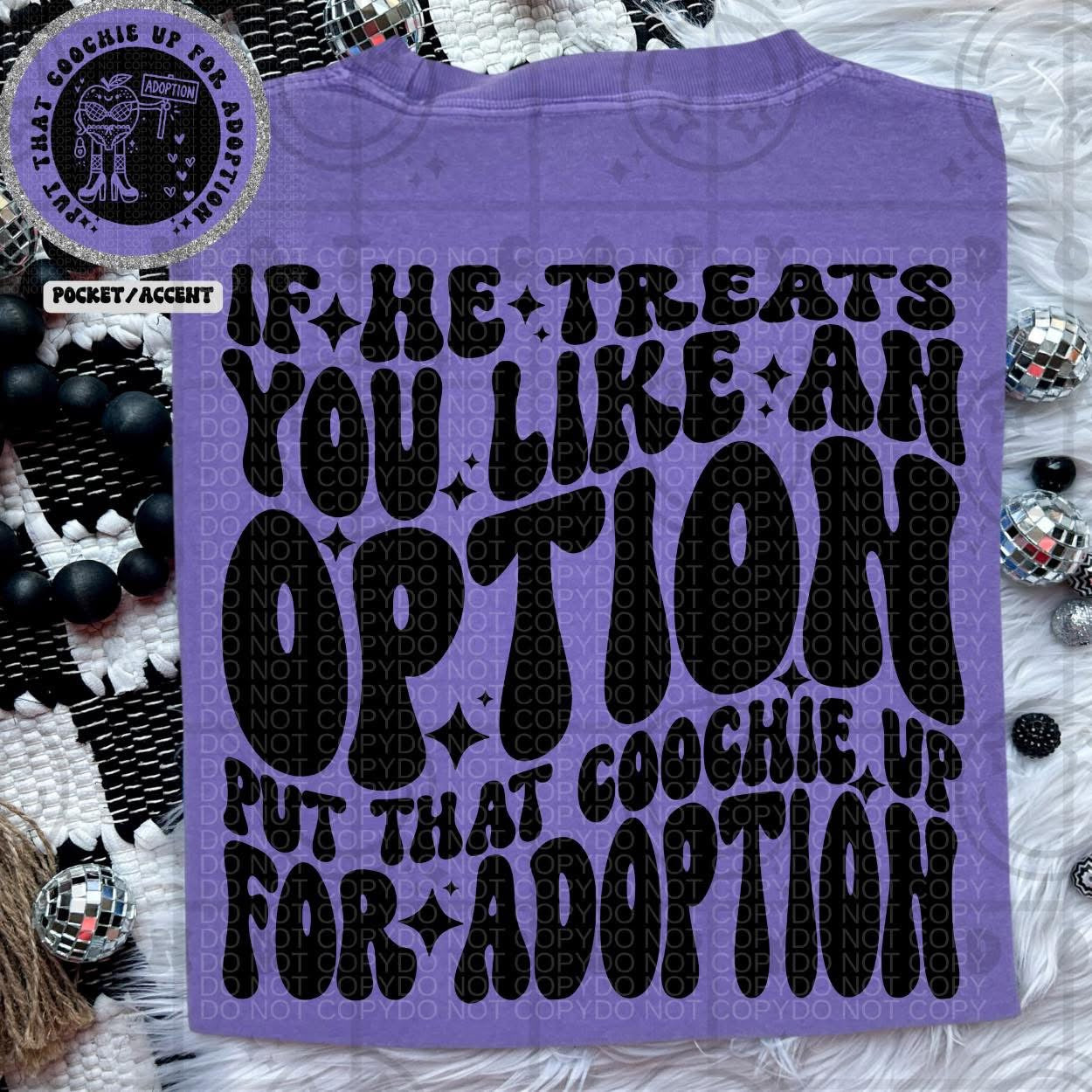 Up for adoption
