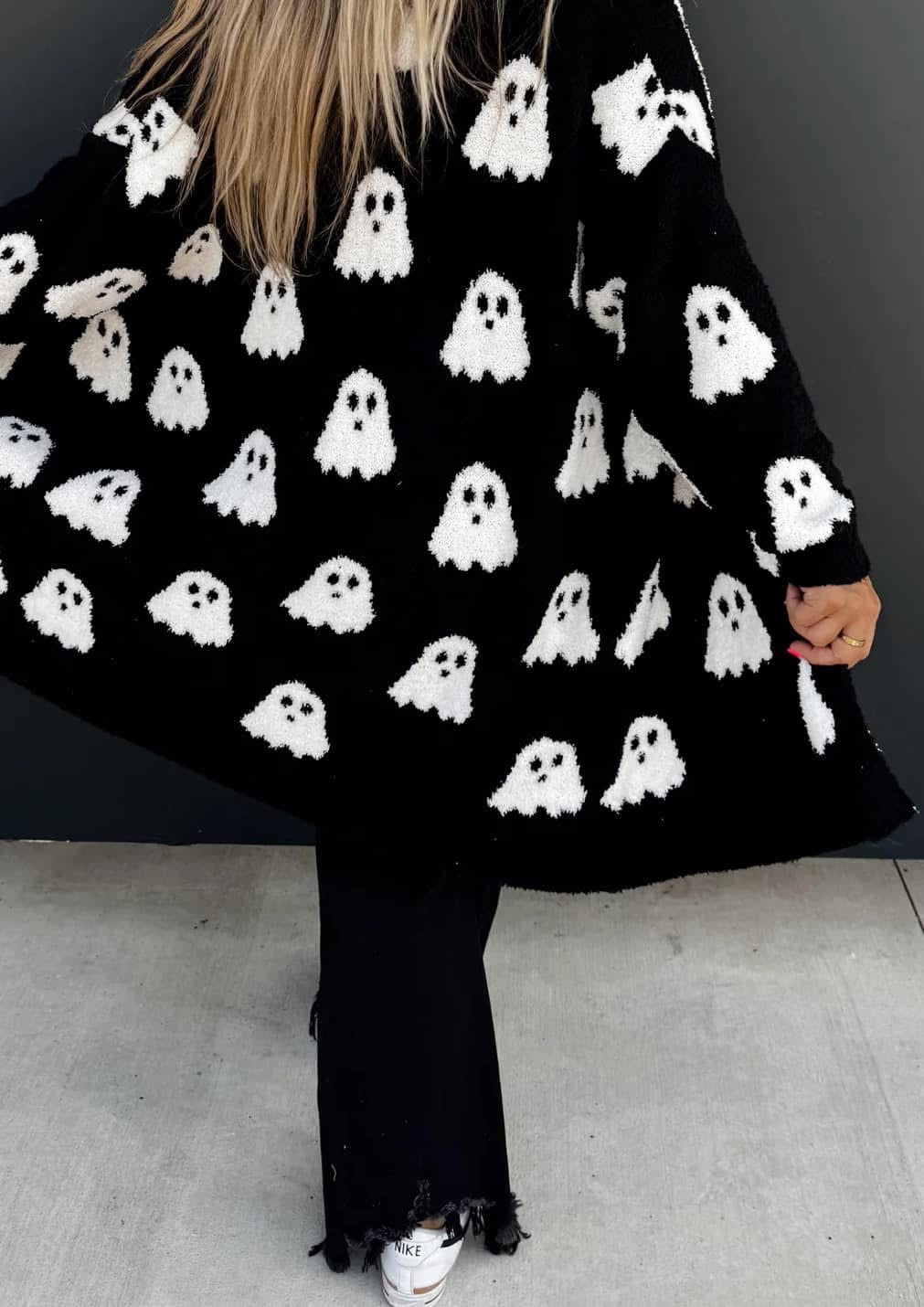 GHOST REVERSIBLE CLOUD CARDIGAN in stock