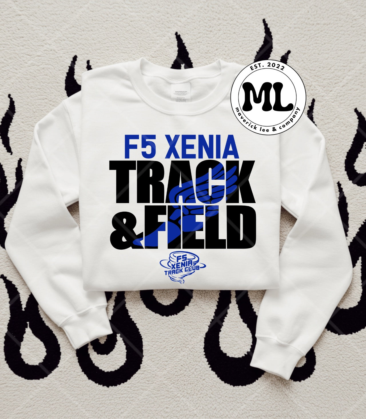 F5 Xenia track club - cut out person