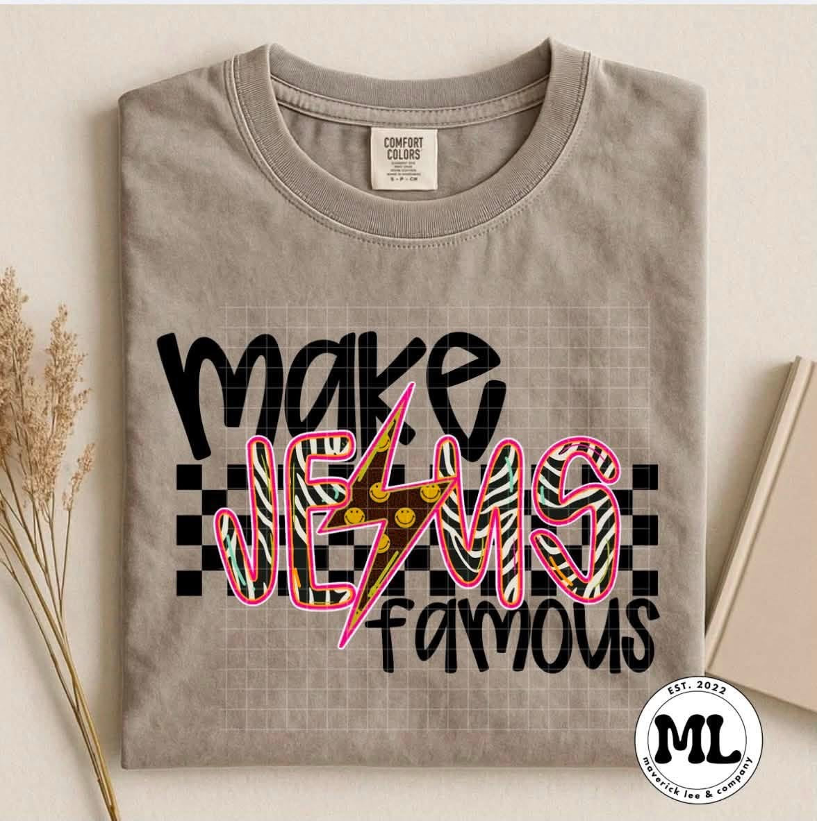 Make Jesus famous - zebra