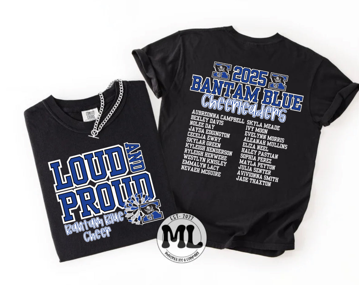 Bantam Blue Cheer - Wee Bucs