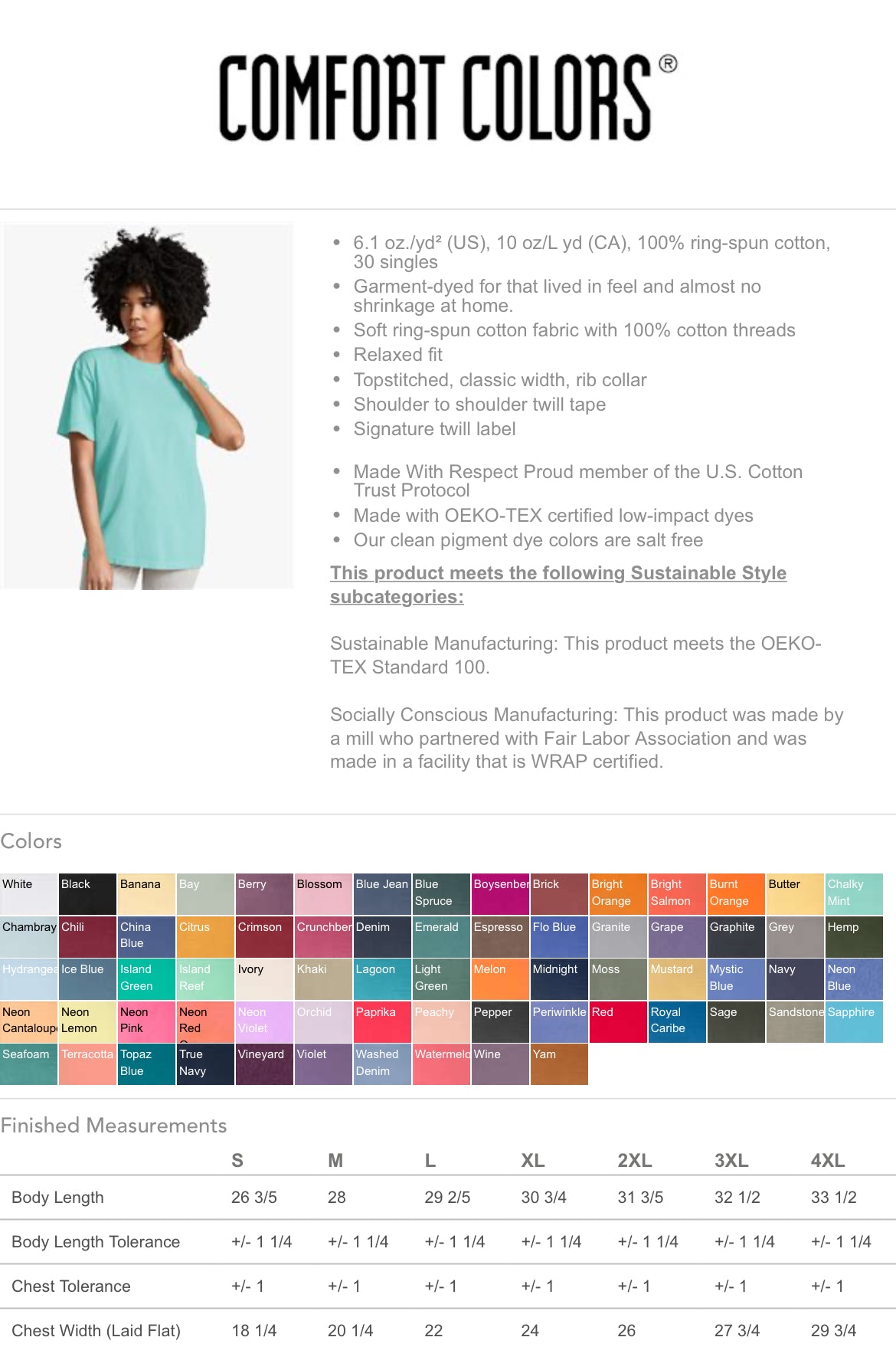 Take it easy - Comfort color Tee and Shorts set