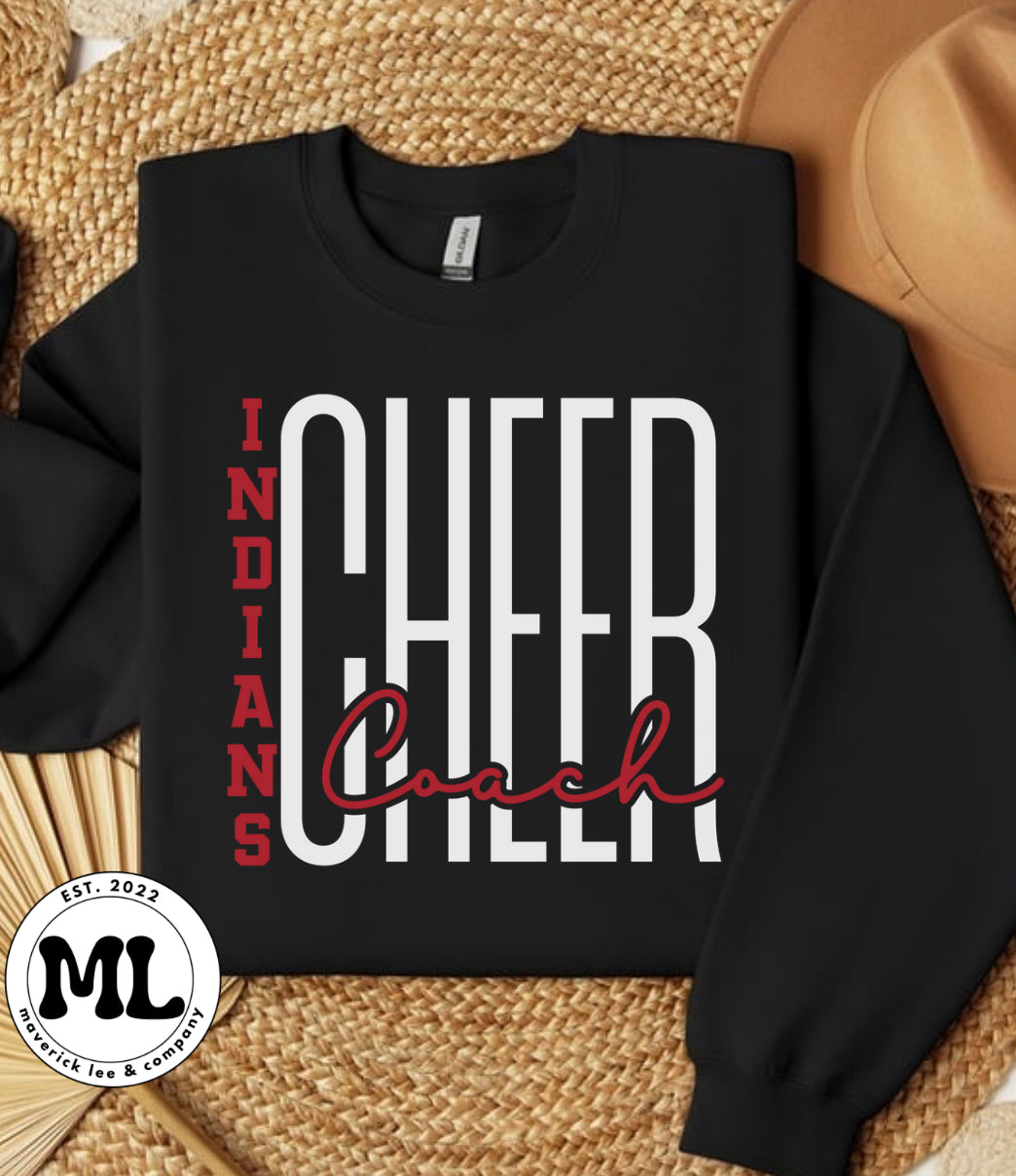 Cedarville Indians cheer coach