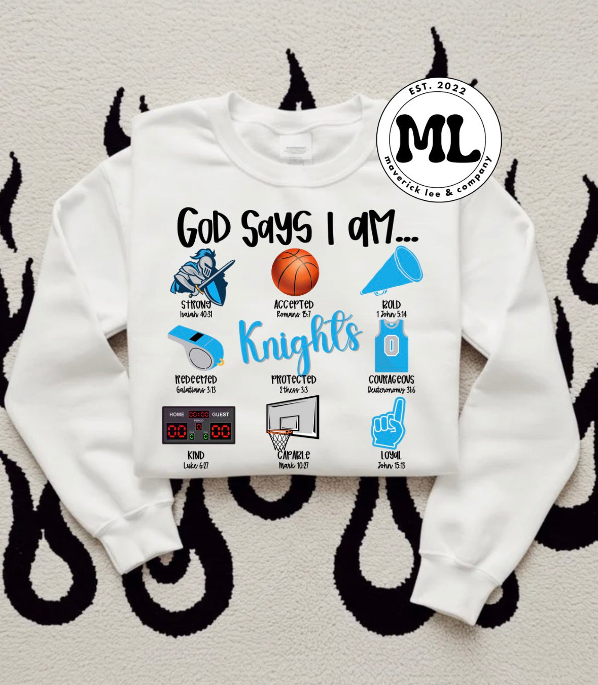 God says I am - knights basketball