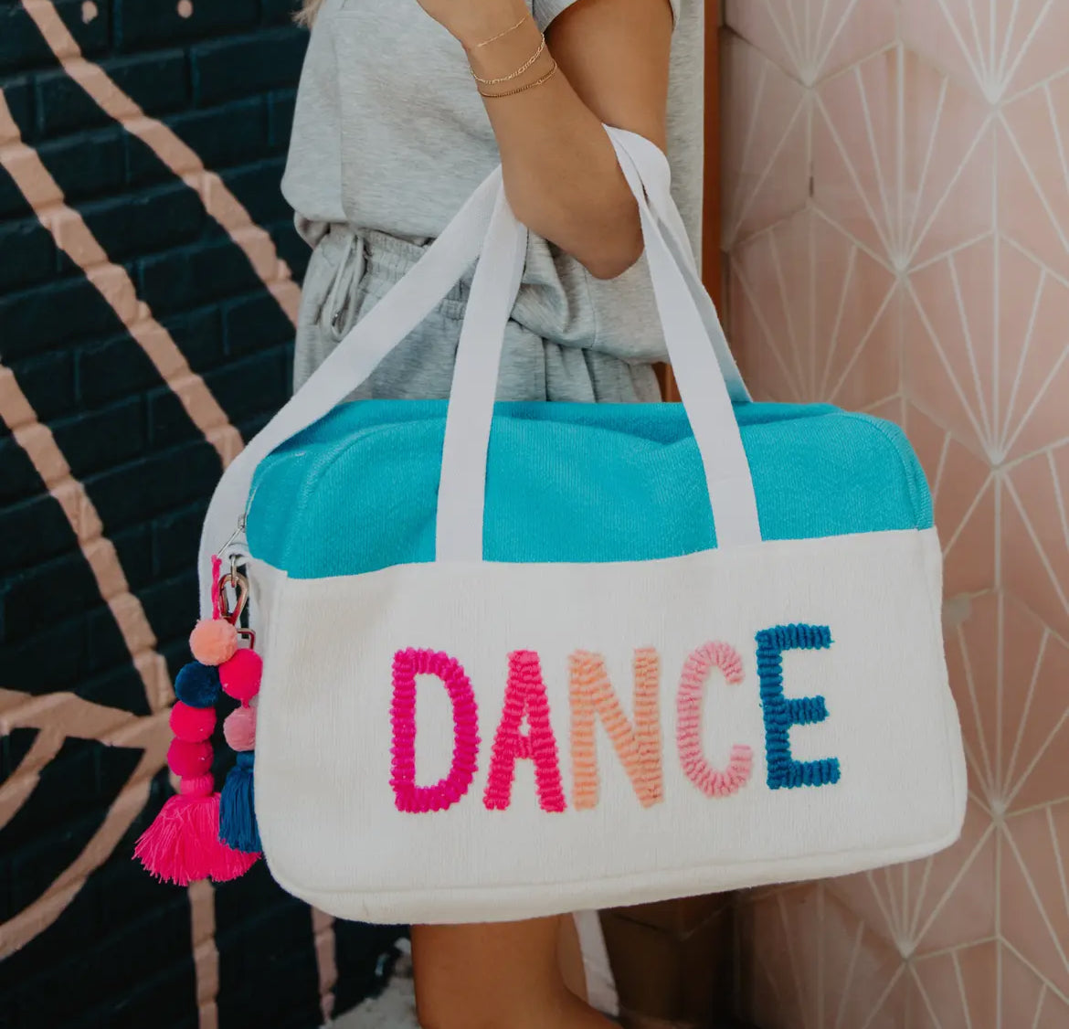 Canvas dance tote bag - in stock
