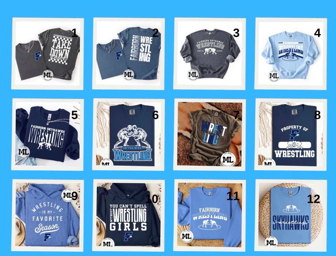 Fairborn Skyhawks wrestling collection