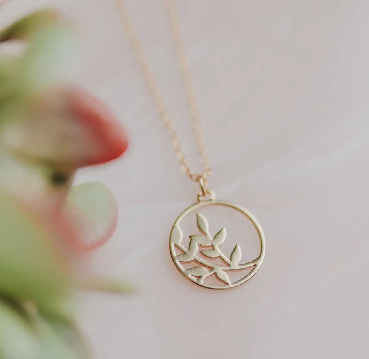 Planted necklace