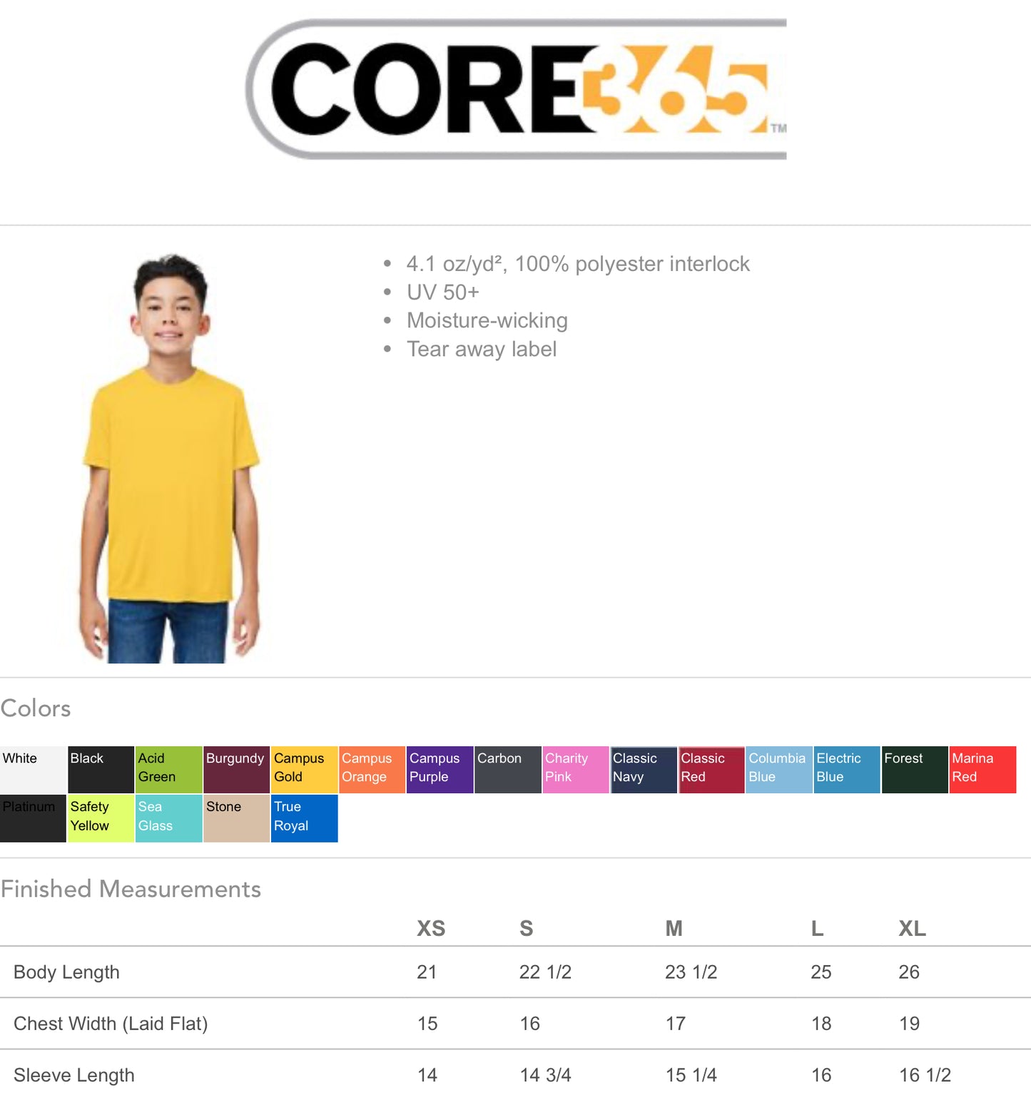 ChromaSoft Performance style tee - pocket logo with optional name