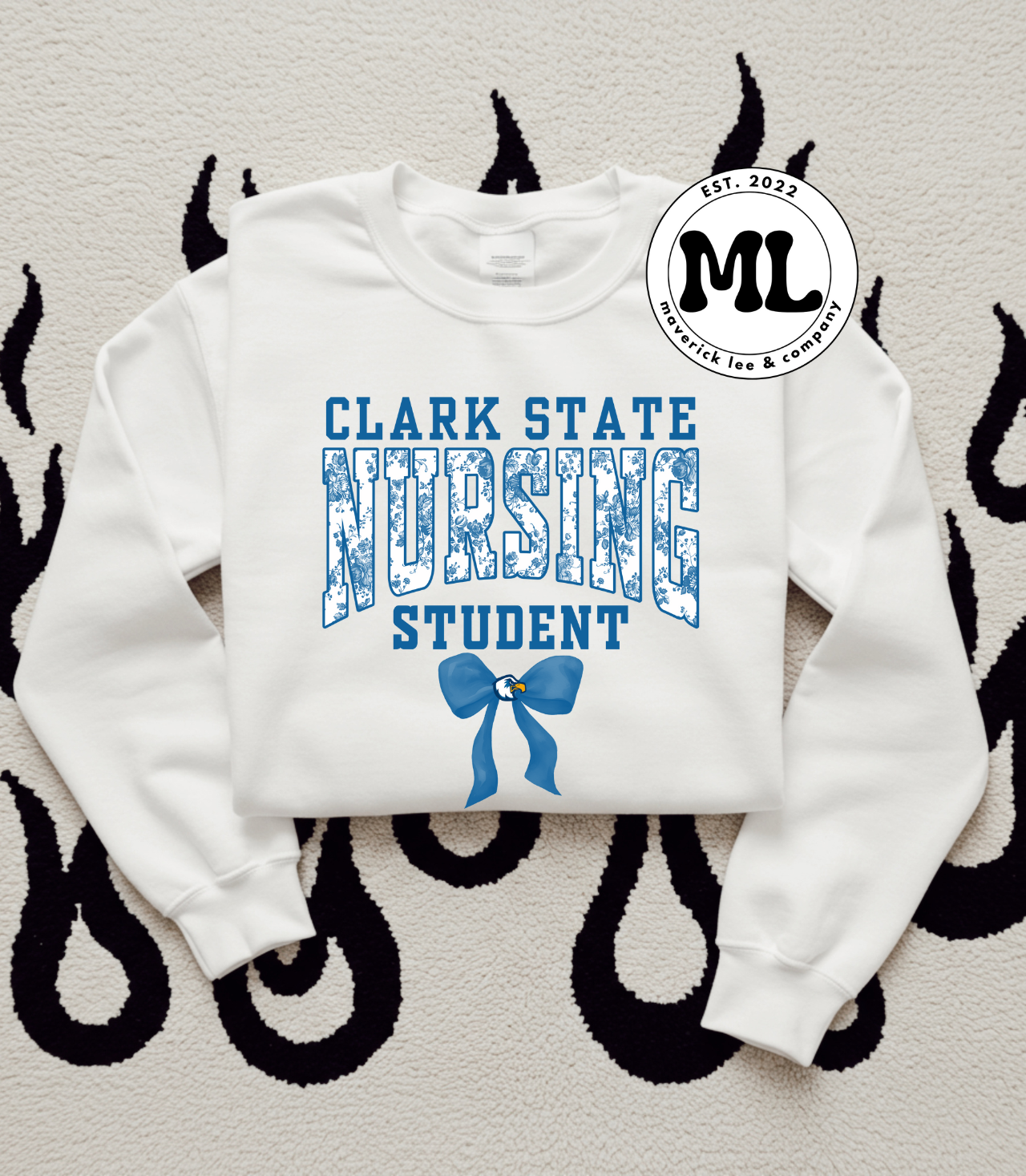 Clark State nursing student floral