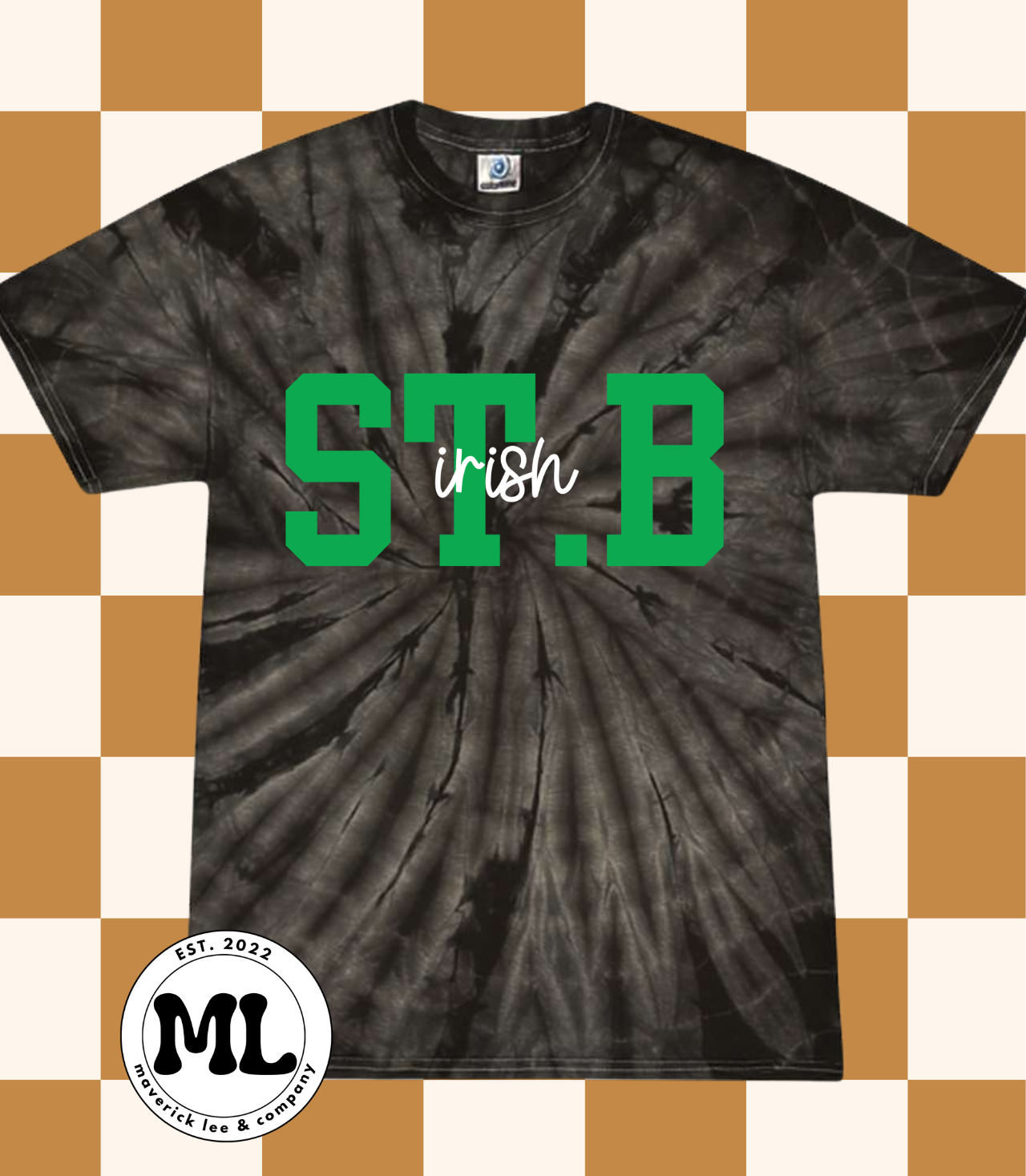 St. Brigid – mascot + varsity green/white