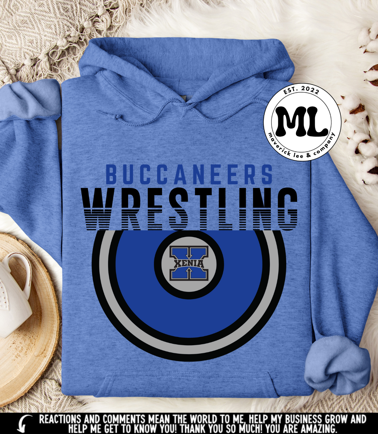 Buccaneers wrestling mat