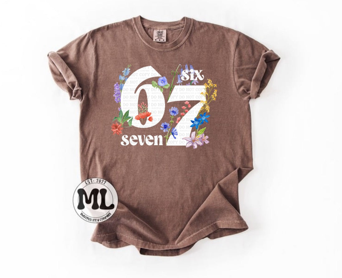 6 7