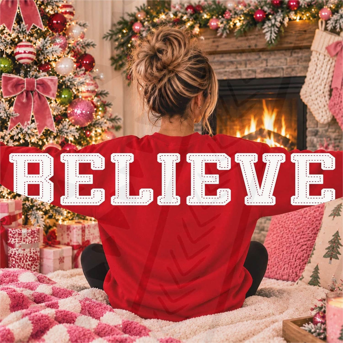 Santa - OVERSIZED Front and back