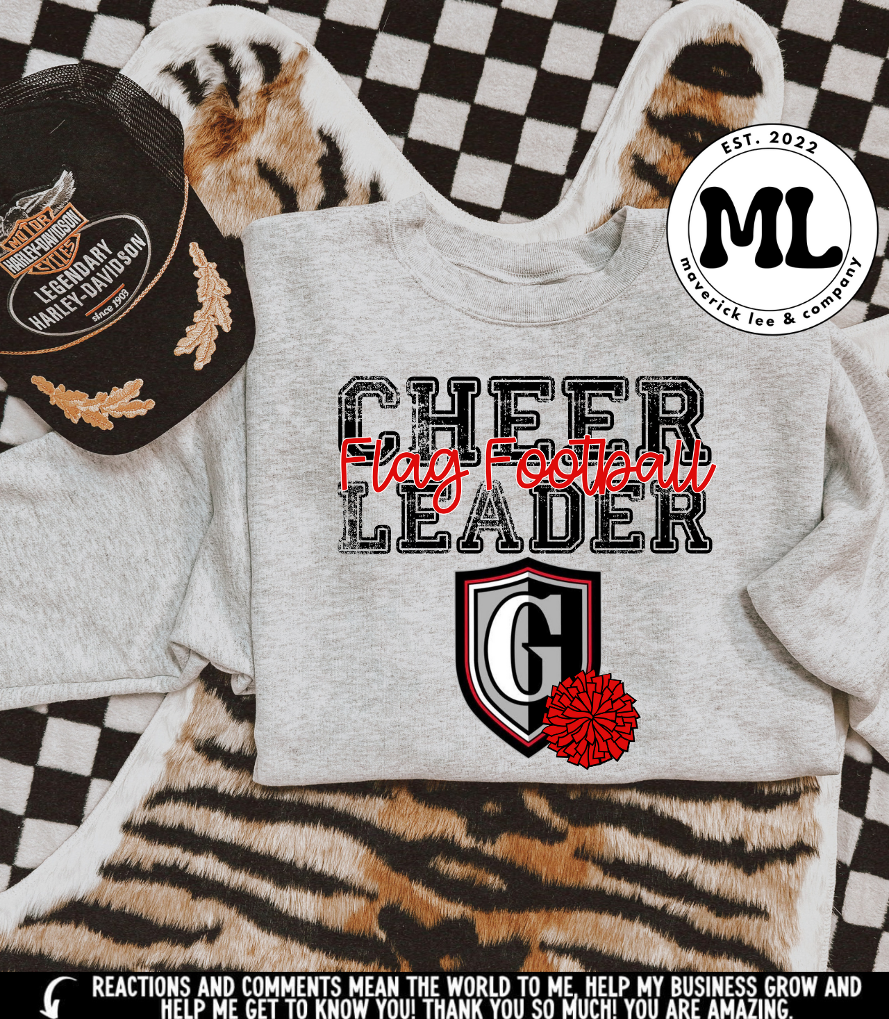 Flag football cheer