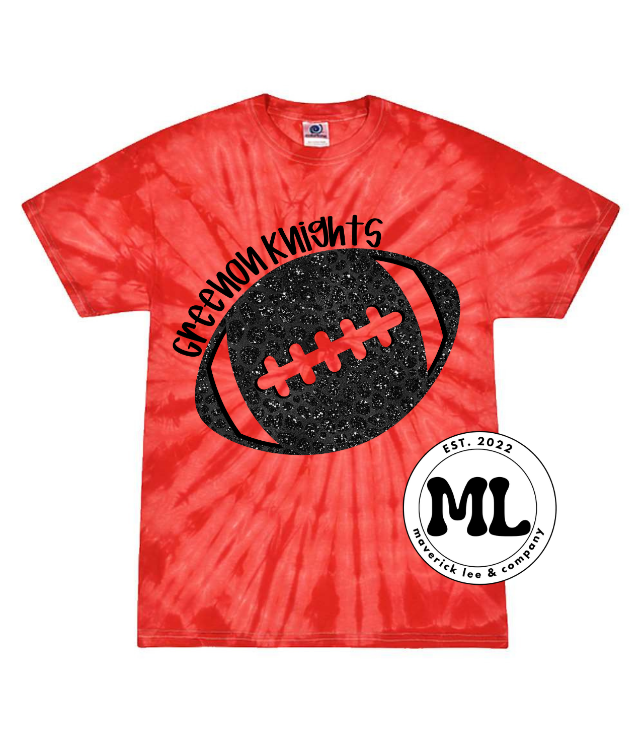 Greenon knights black cheetah football