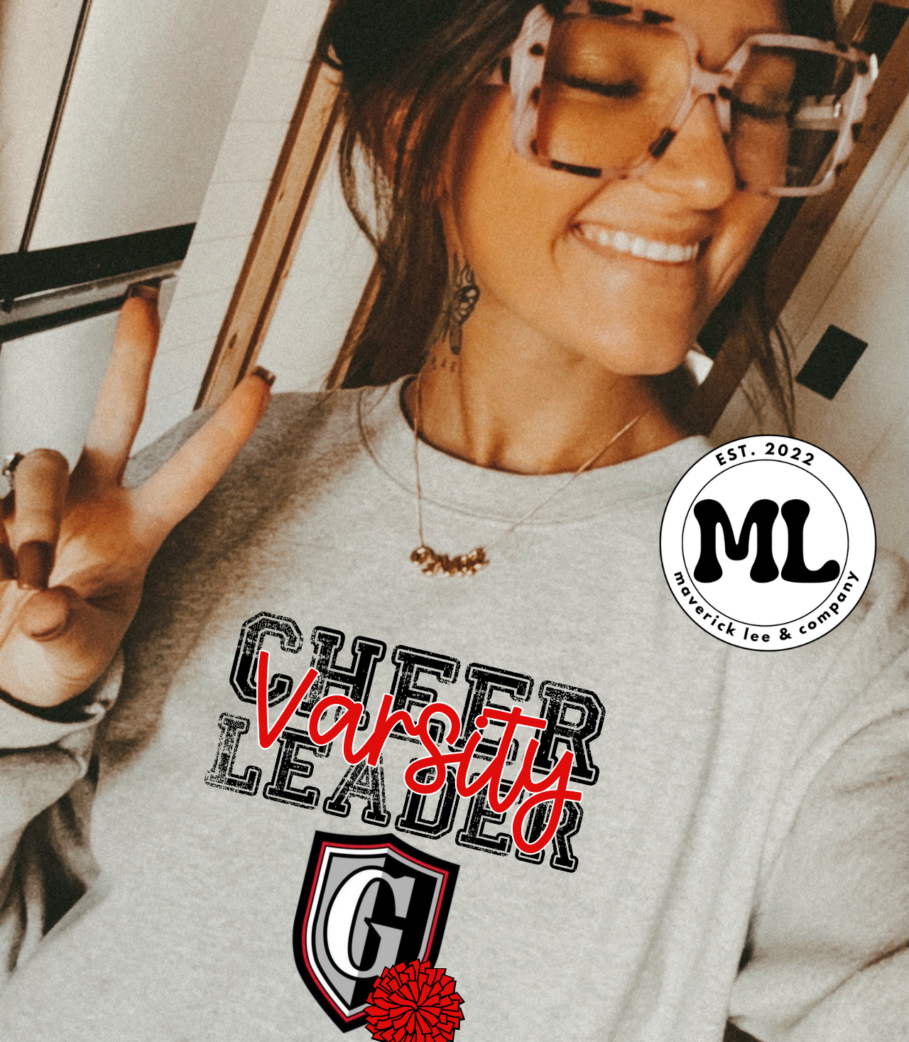 Greenon Varsity cheerleader