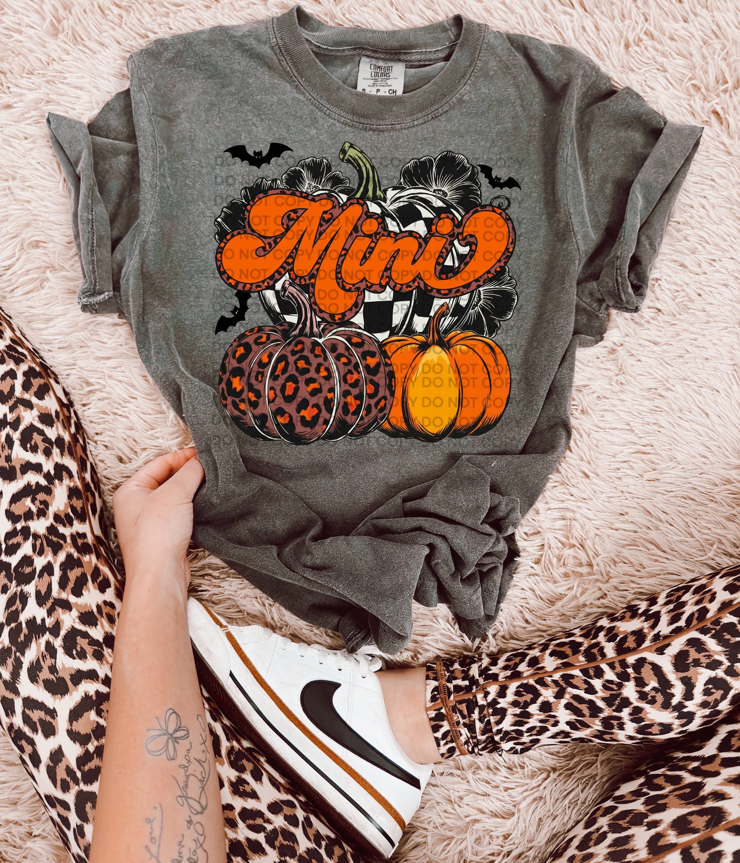 Mini checkered and pumpkins