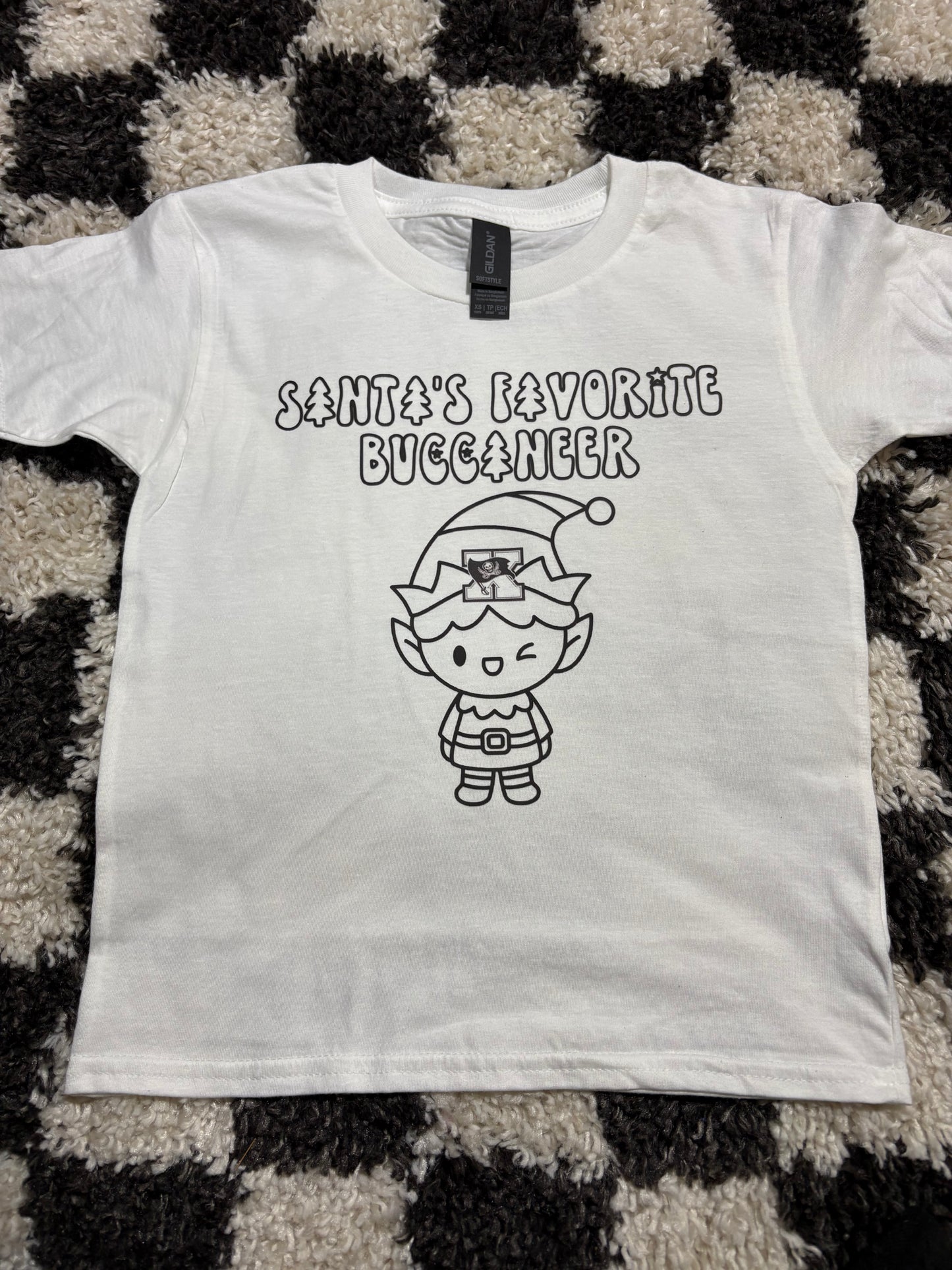 Youth XS coloring tee in stock