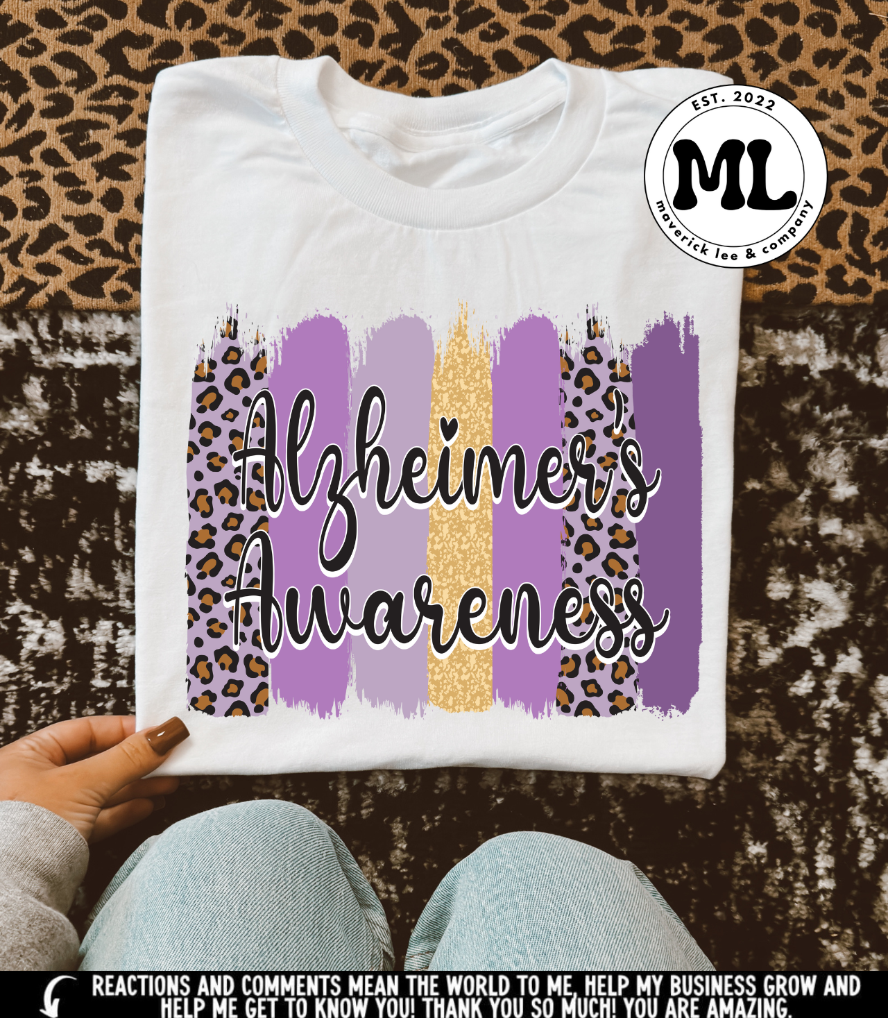 ALZ awareness stripes