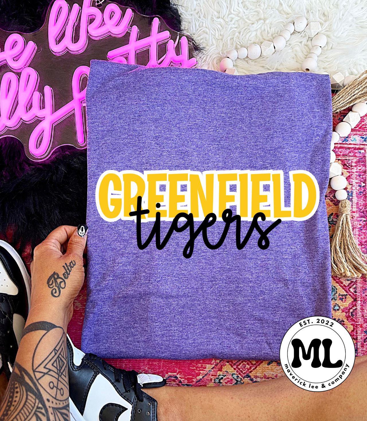 Greenfield Tigers – school + mascot