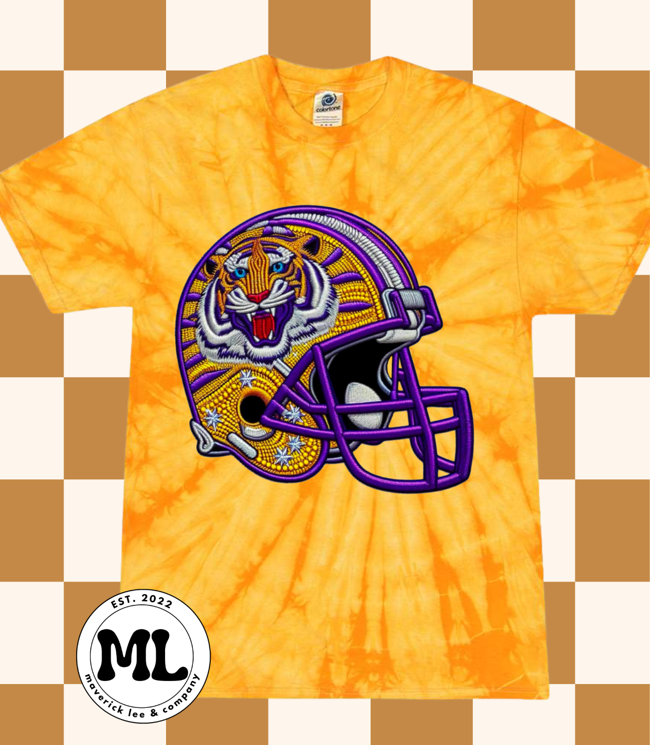 Tigers rhinestone football helmet