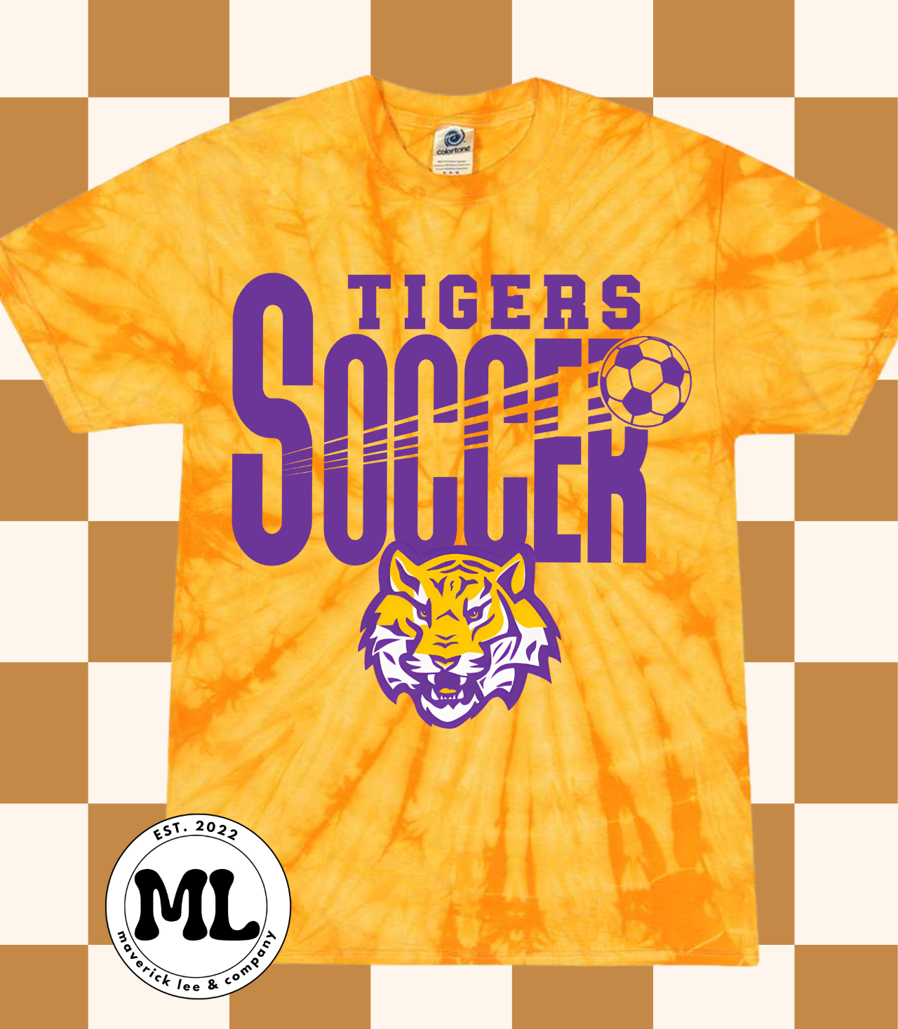 Tiger soccer – kick through soccer ball