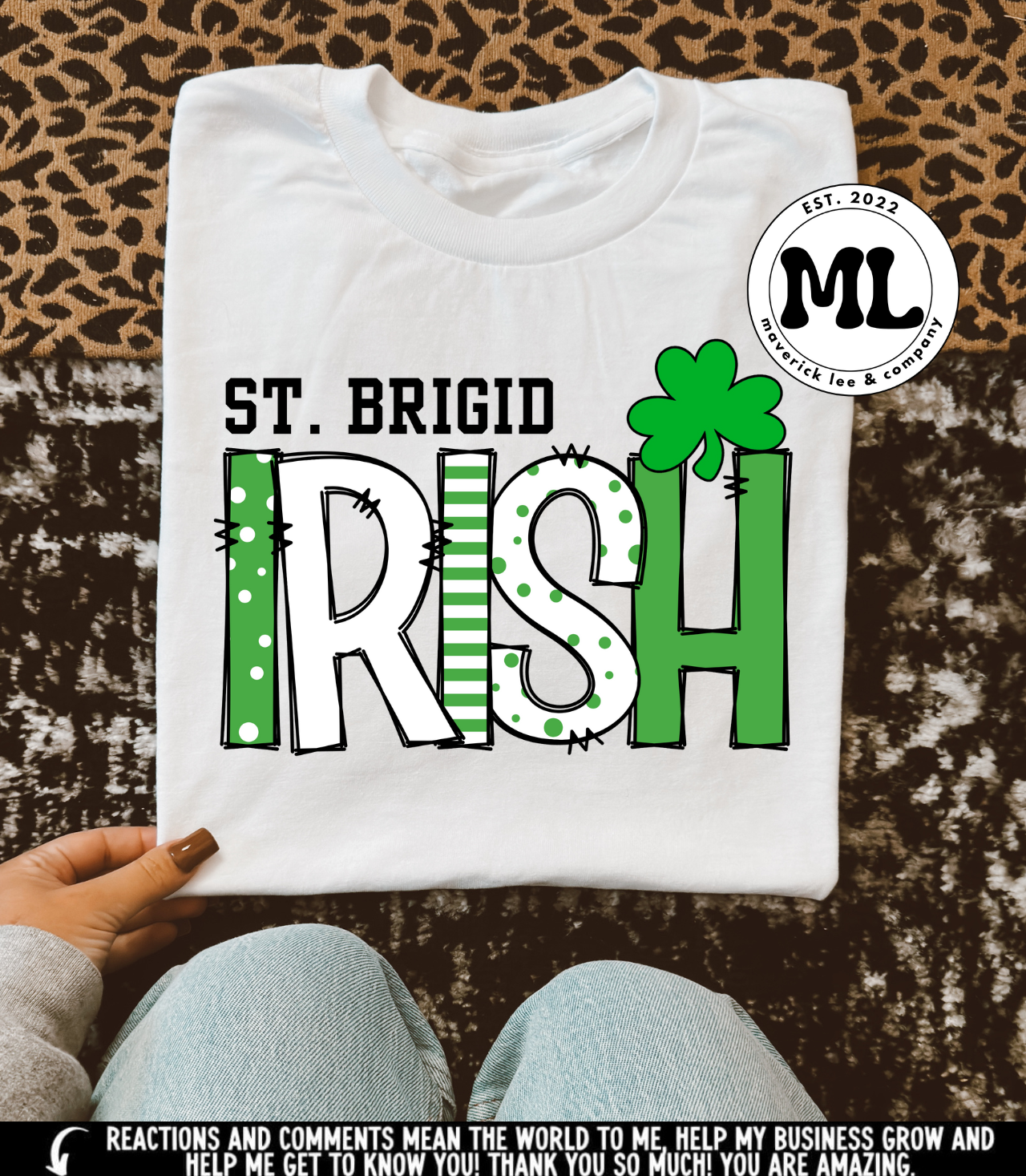 St.Brigid Irish - polkadots & stripes