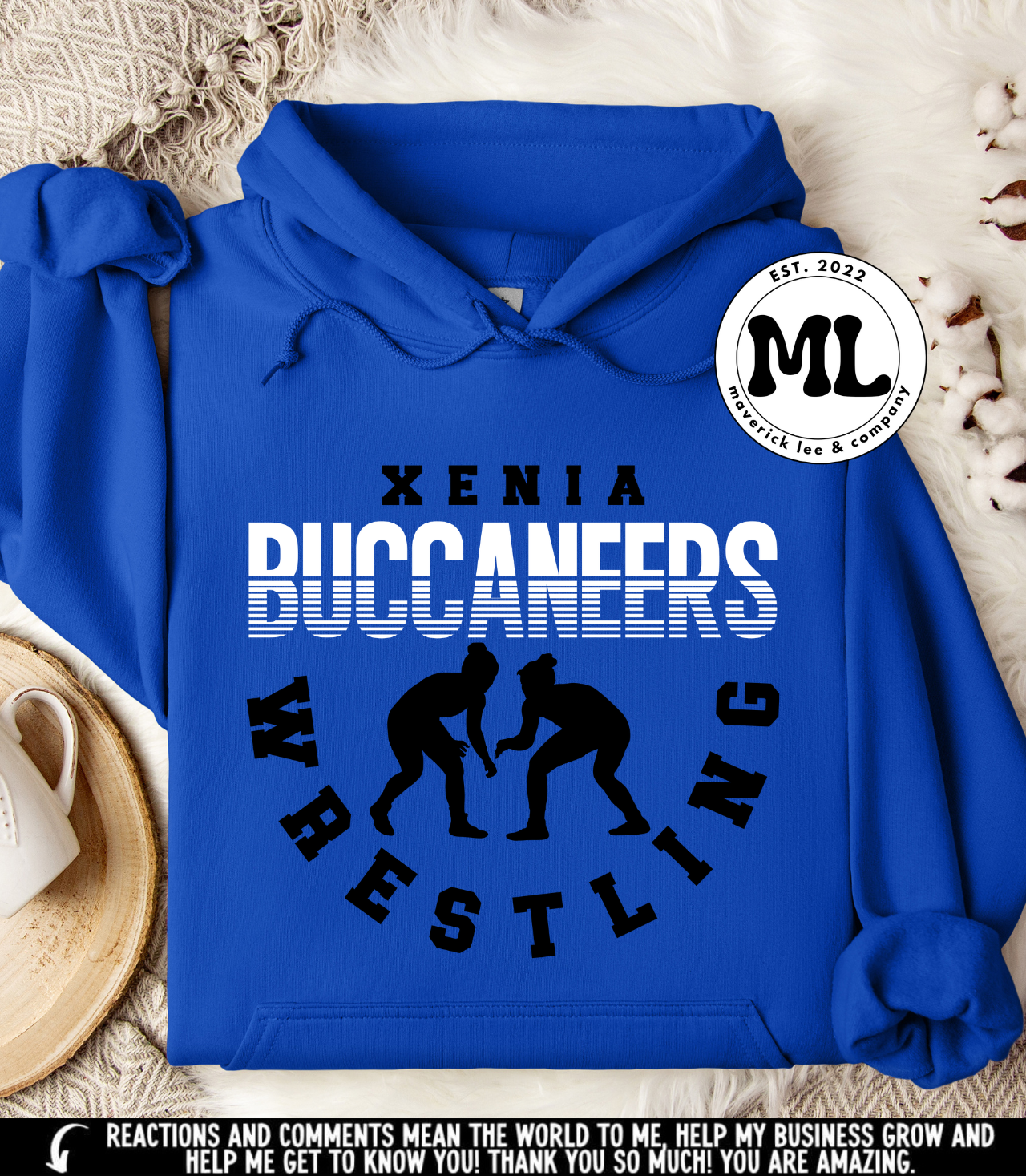 Xenia Buccaneers wrestling lines