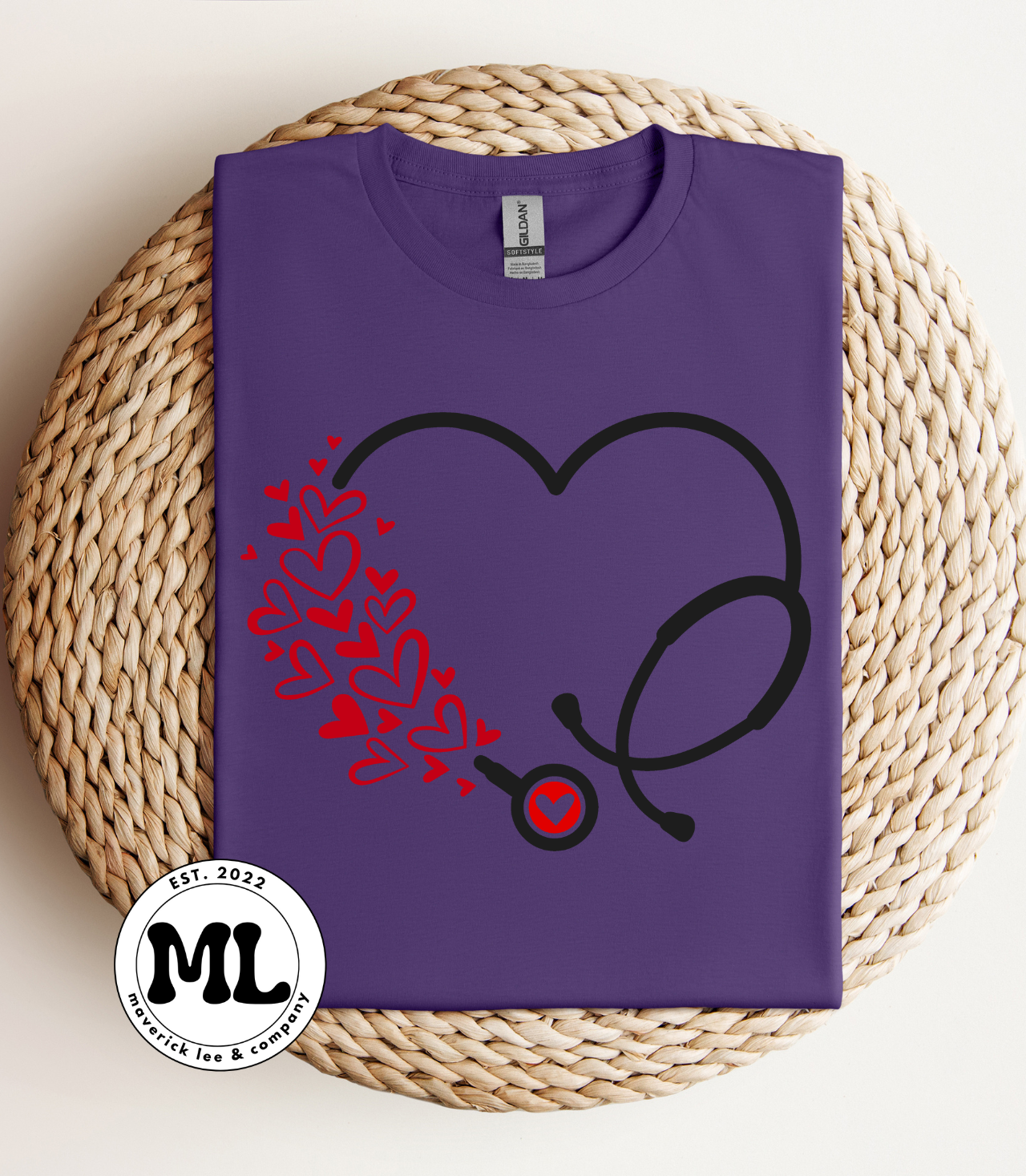 Hearts stethoscope