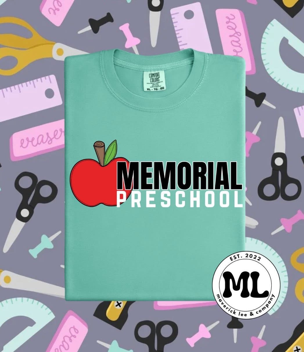 Memorial preschool logo front