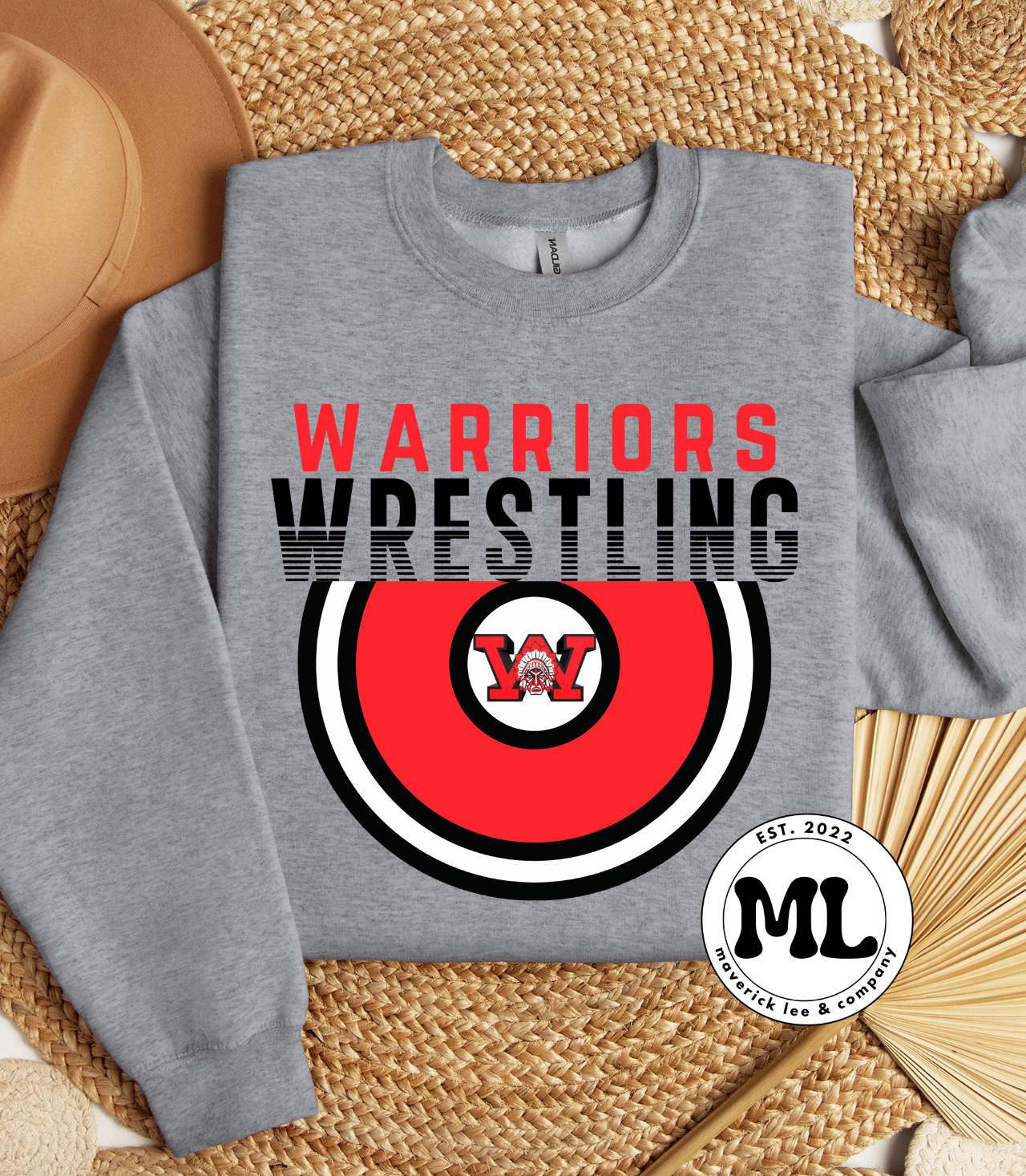Wayne Warriors wrestling mat