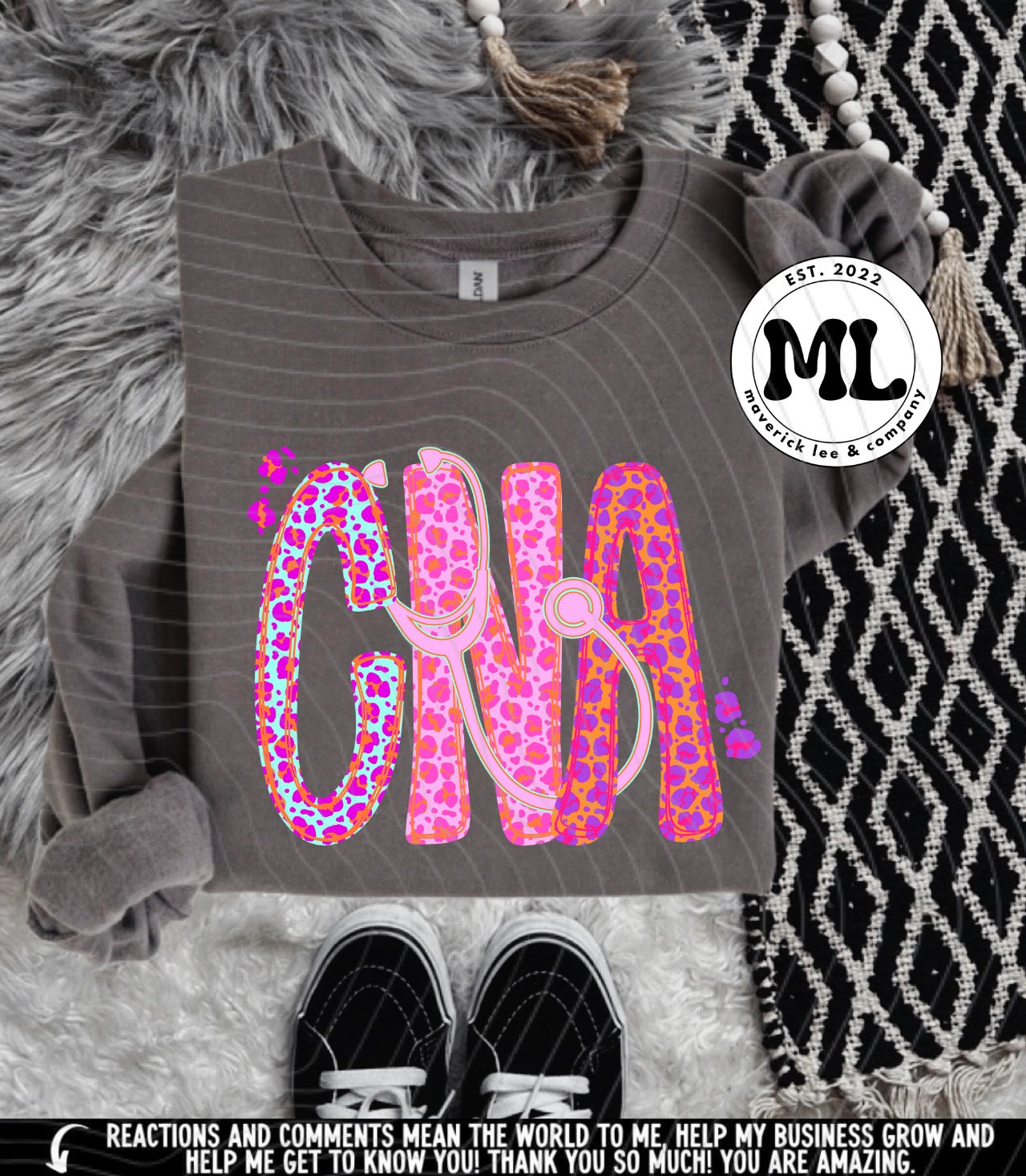 CNA pastel leopard