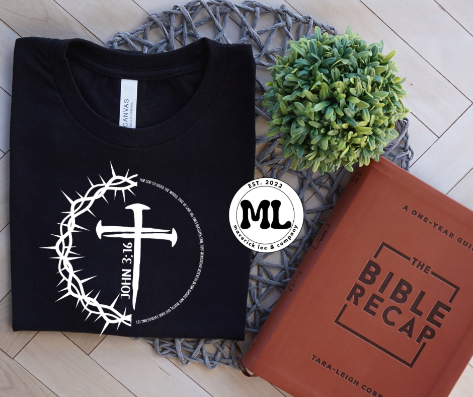 John 3:16 - half crown of thorns