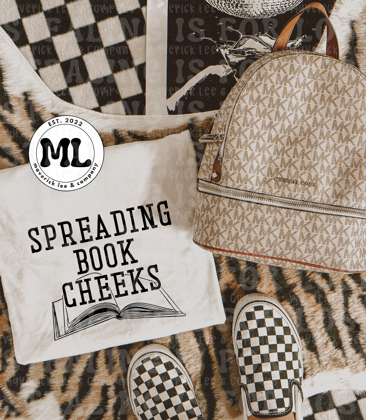Spreading book cheeks